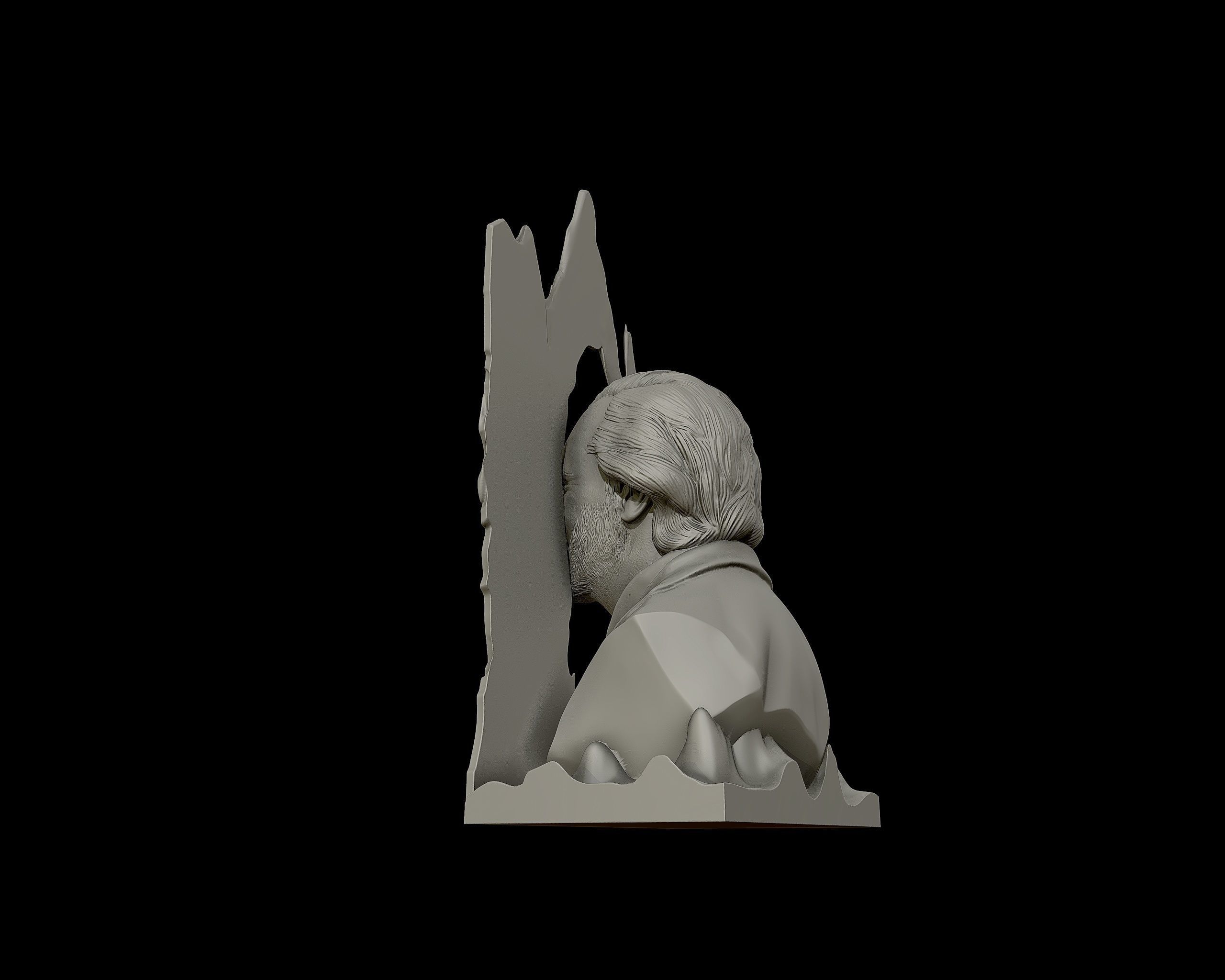 jack nicholson in The Shining 3D print model_21