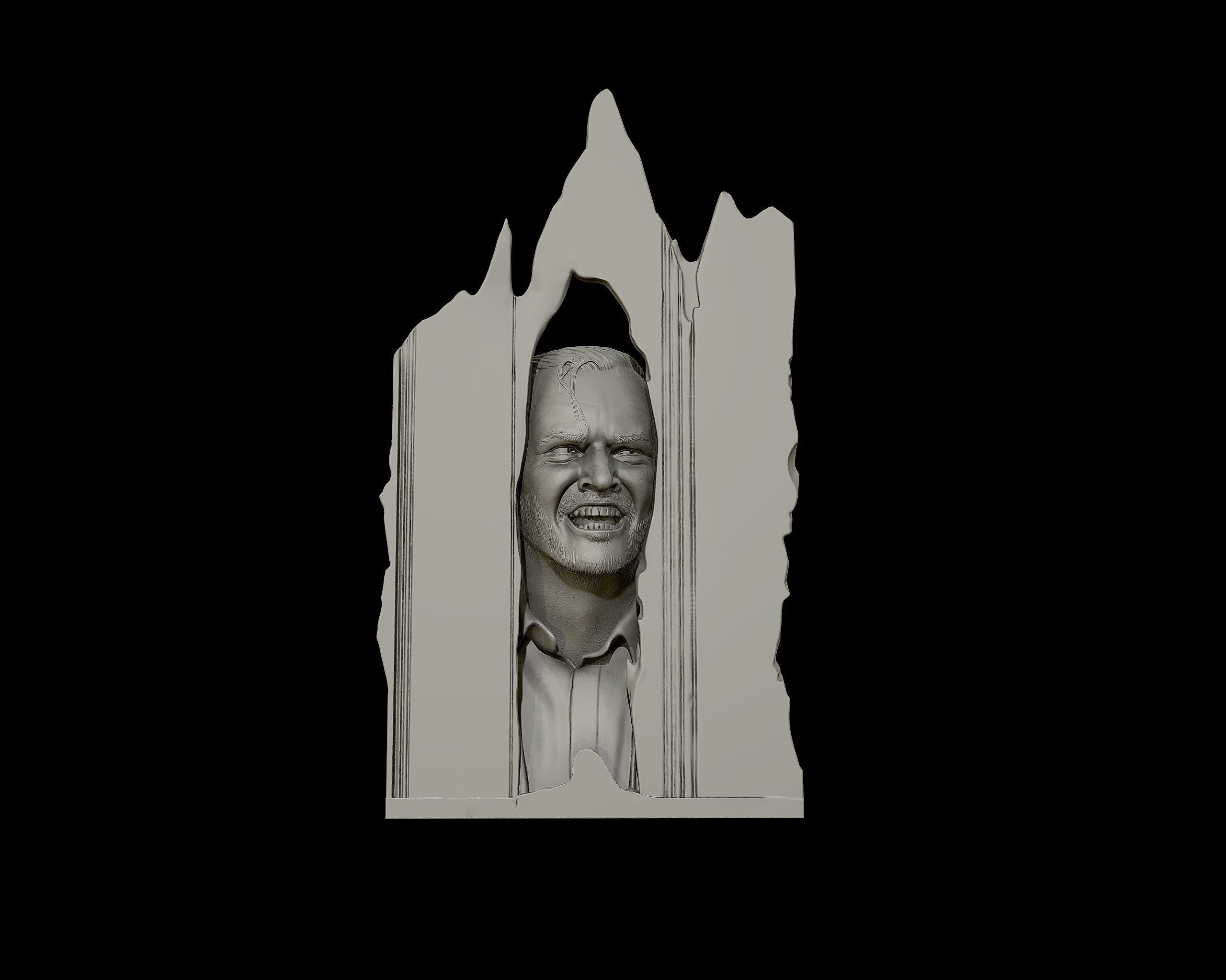 jack nicholson in The Shining 3D print model_28