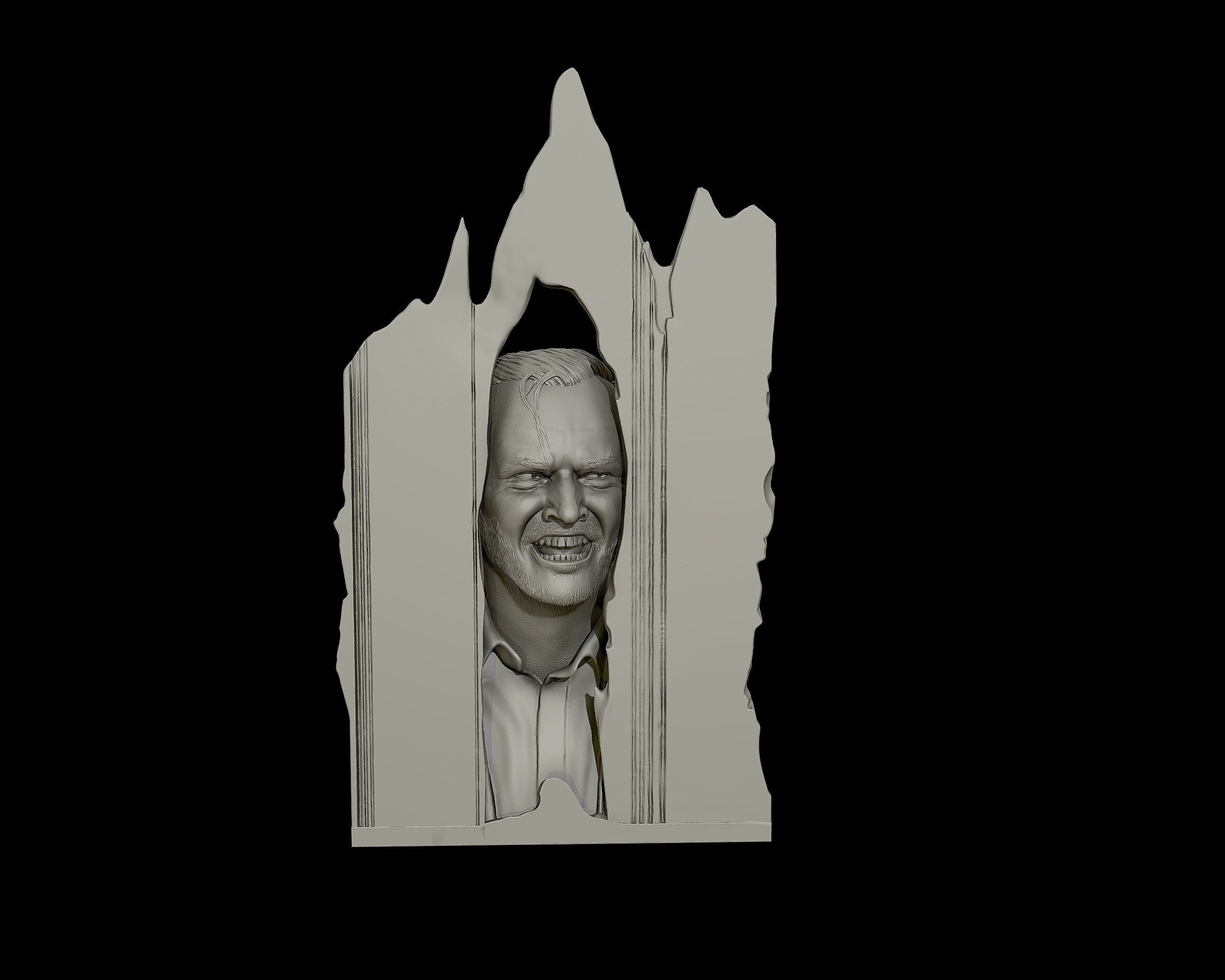 jack nicholson in The Shining 3D print model_13