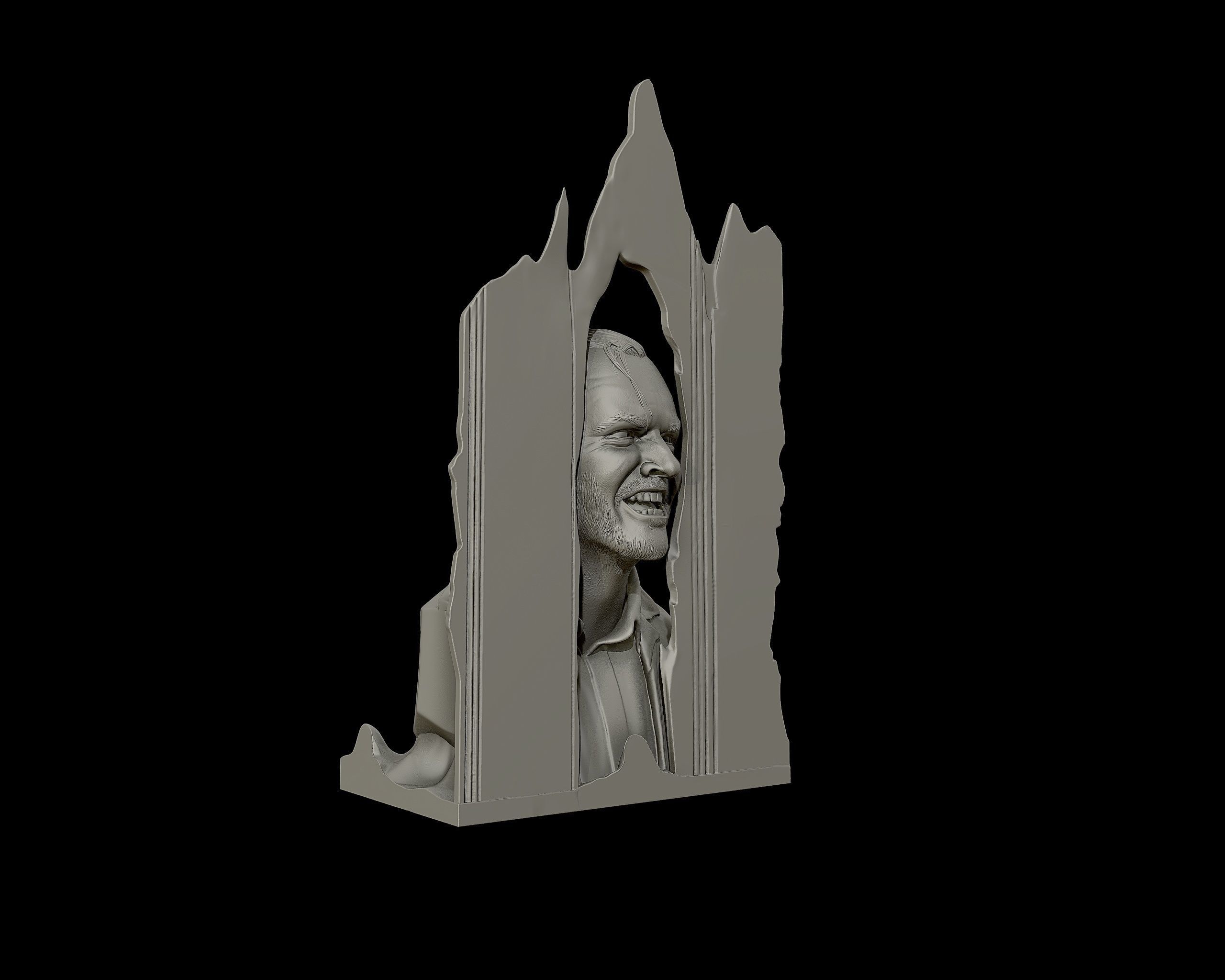 jack nicholson in The Shining 3D print model_26