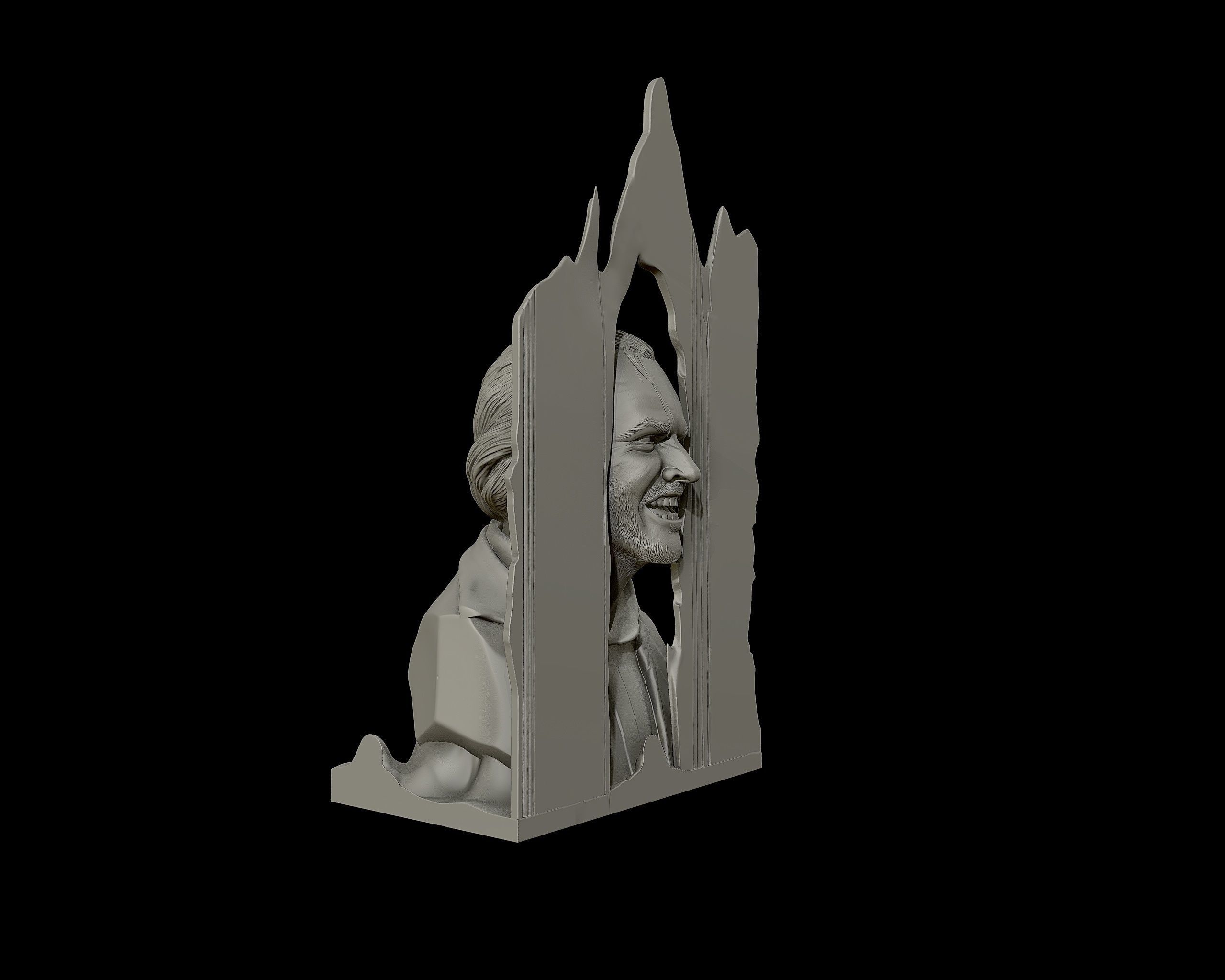 jack nicholson in The Shining 3D print model_25