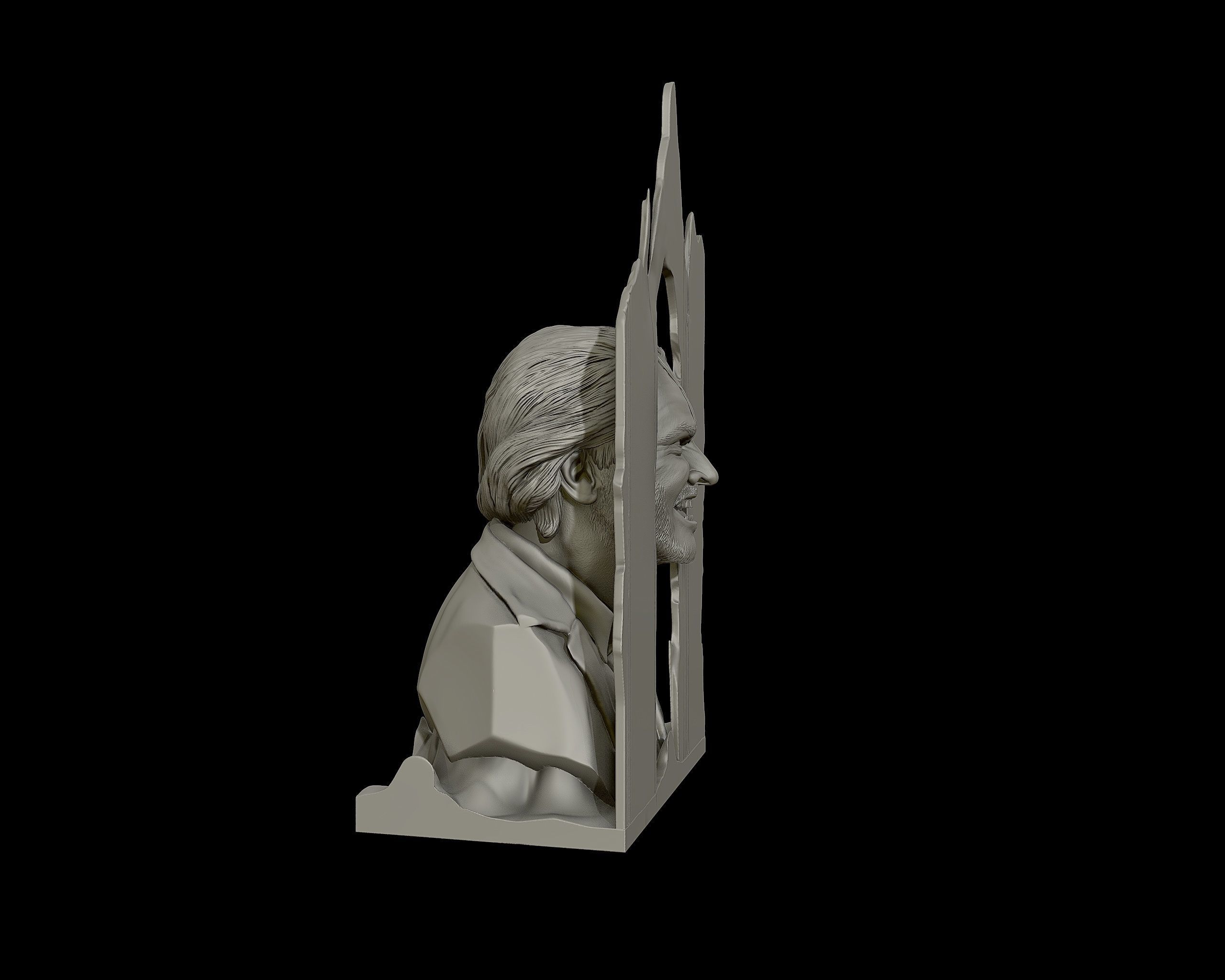 jack nicholson in The Shining 3D print model_24