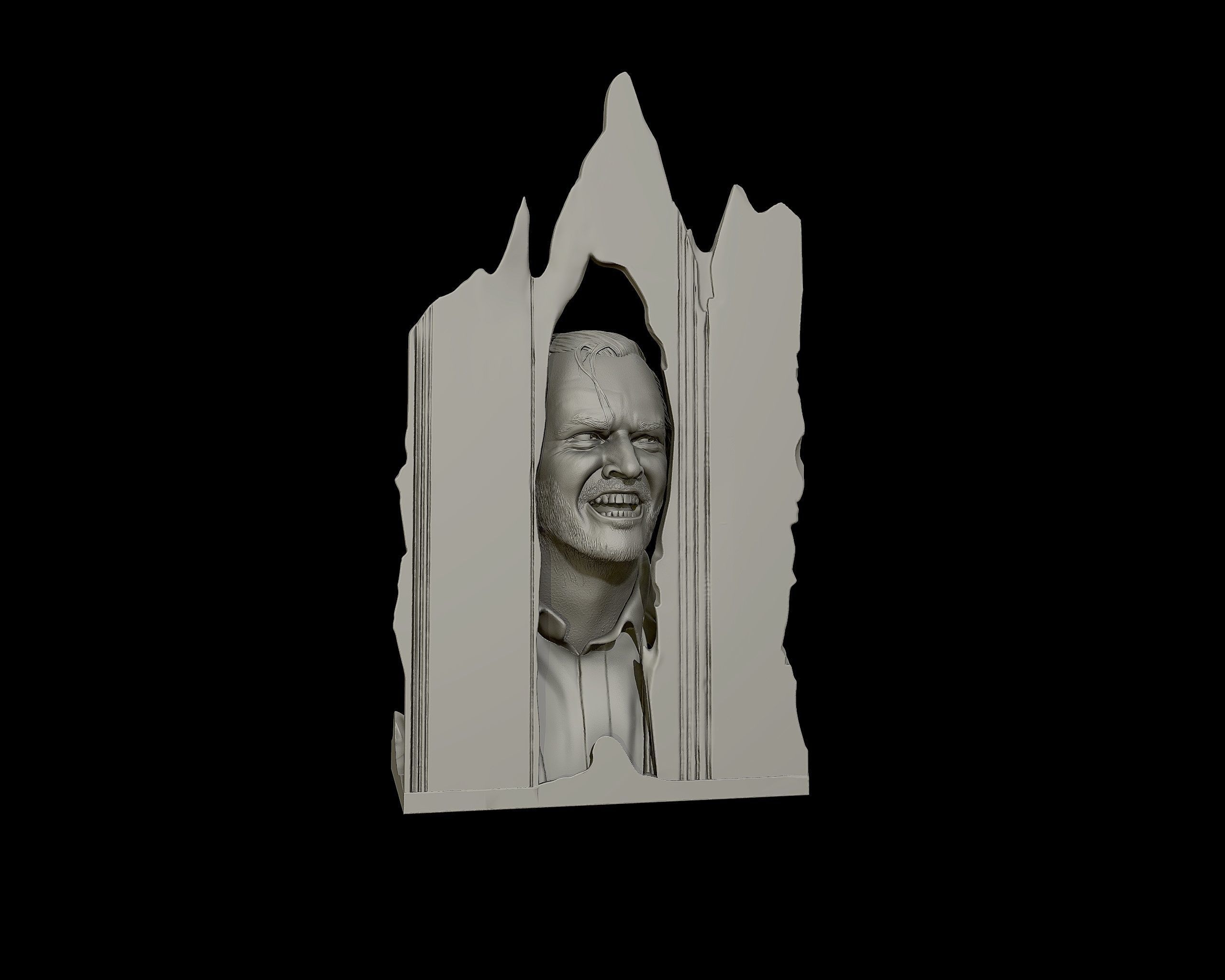 jack nicholson in The Shining 3D print model_27