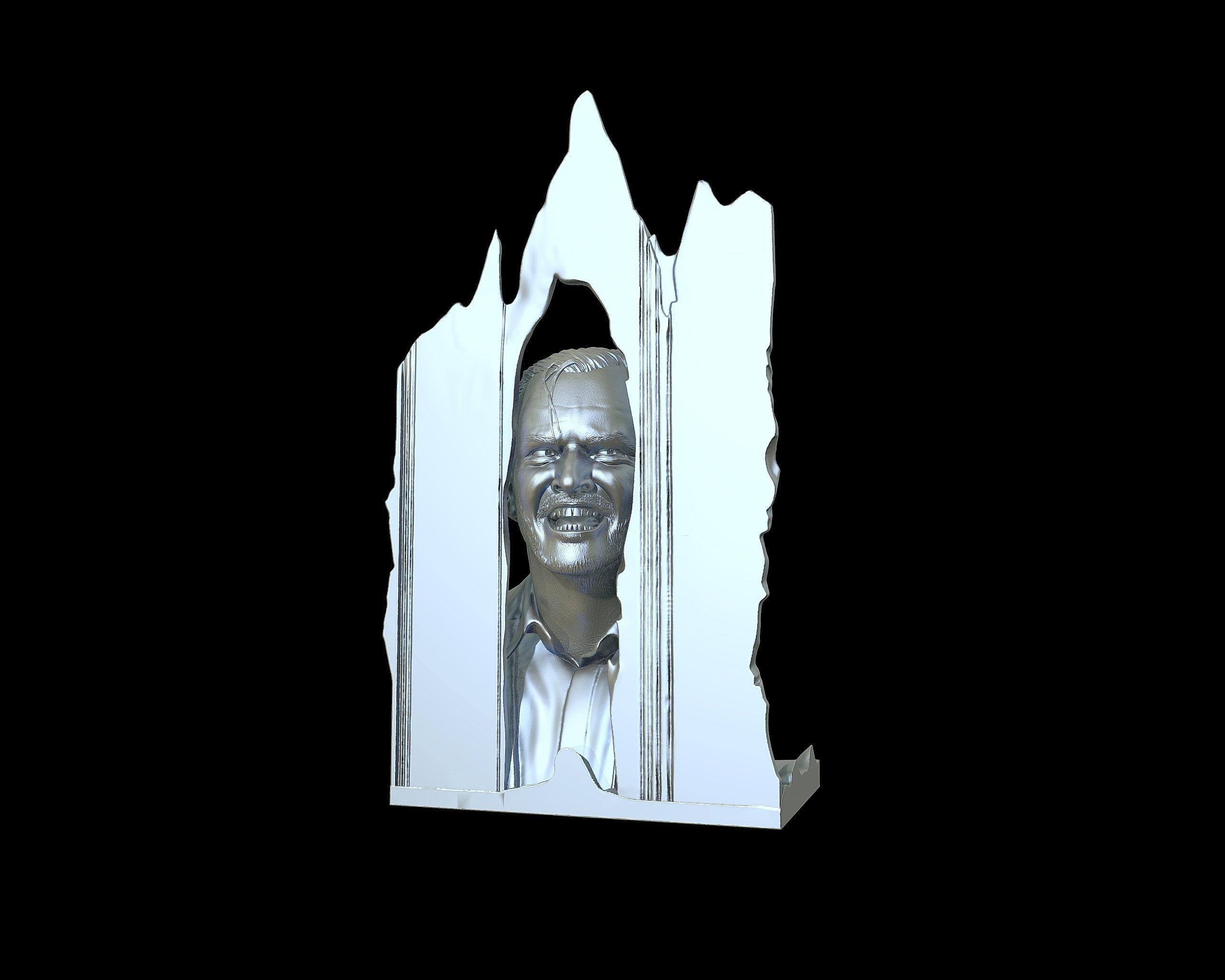 jack nicholson in The Shining 3D print model_29