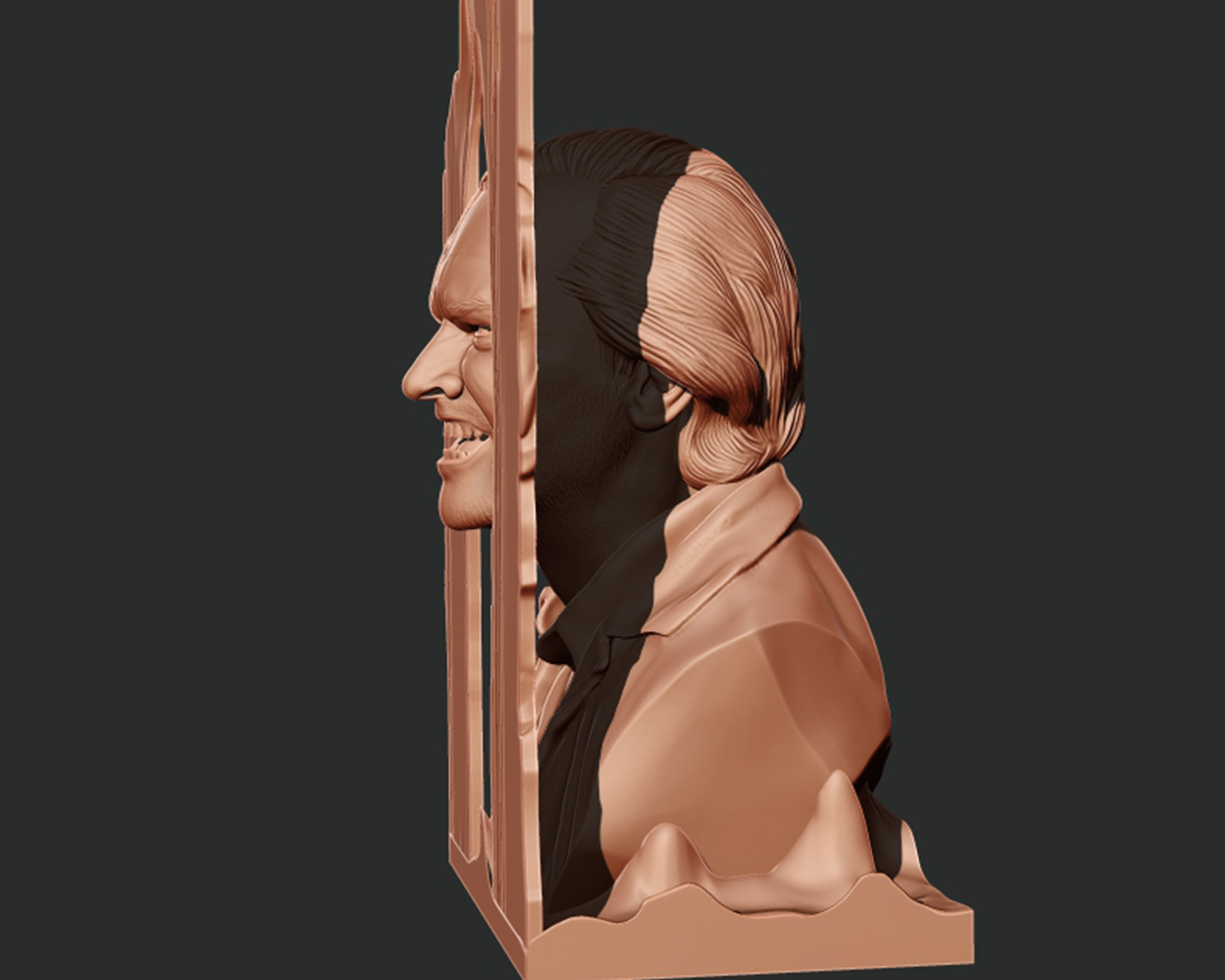 jack nicholson in The Shining 3D print model_9