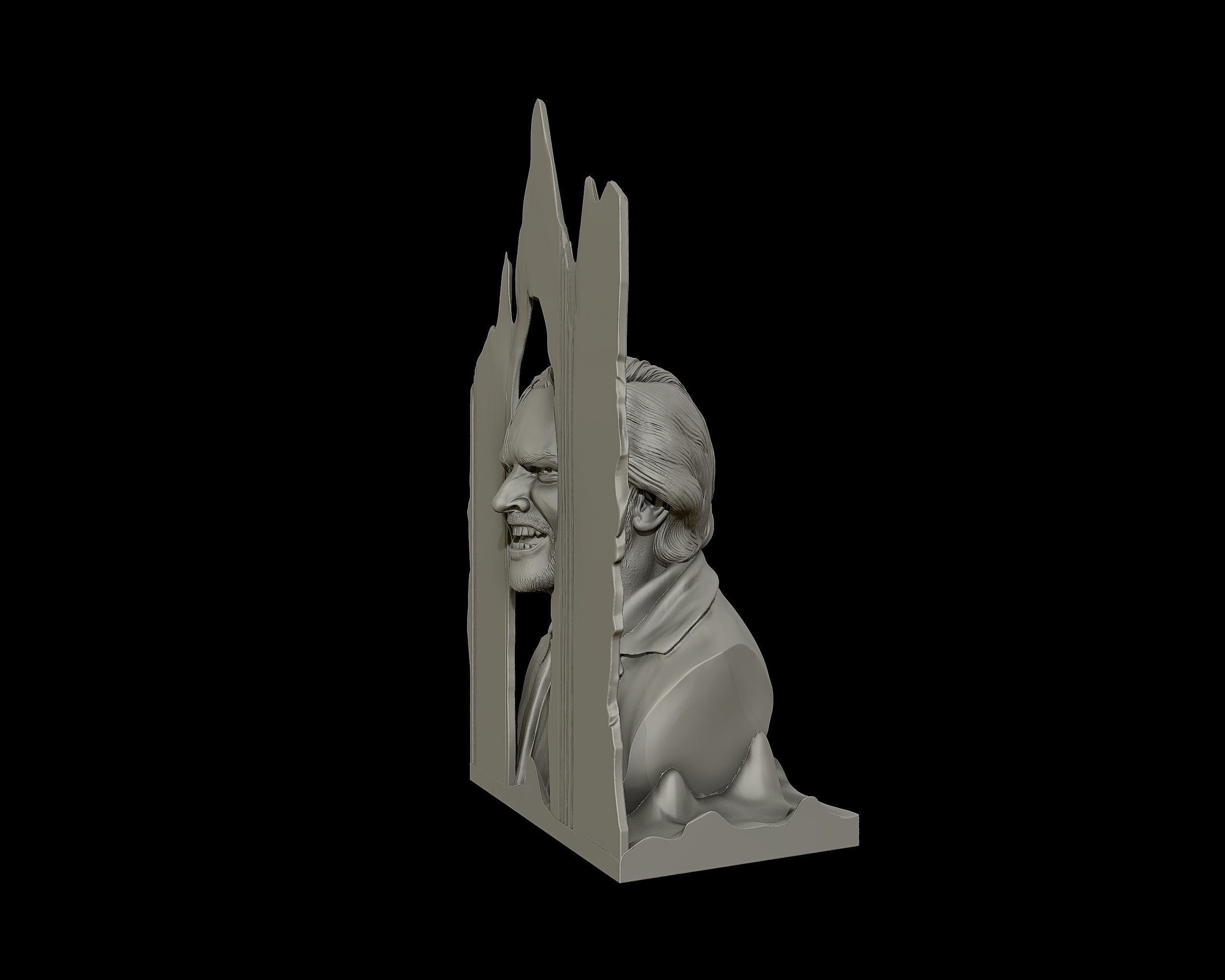 jack nicholson in The Shining 3D print model_18