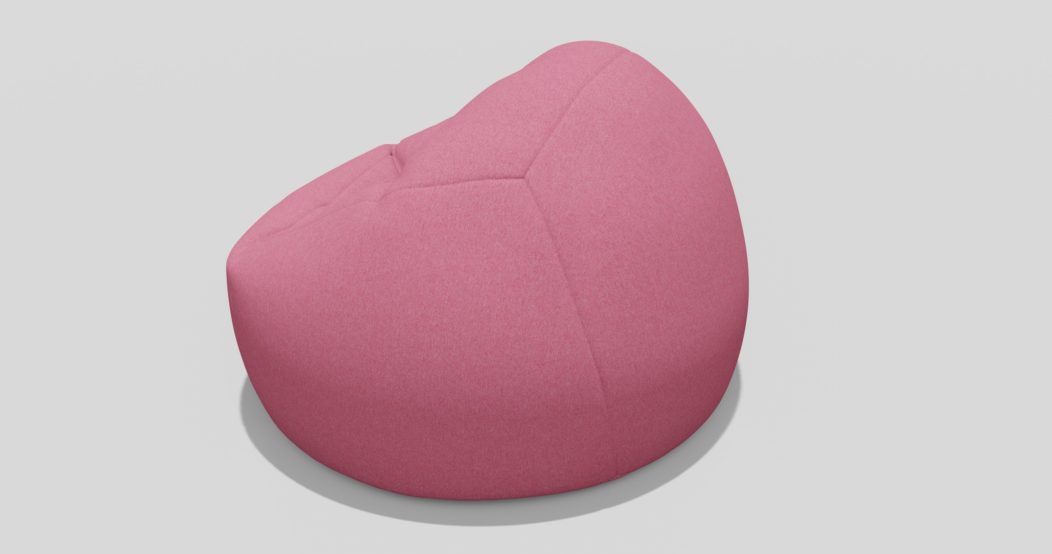 Beanbag bean bag chair 3D model_6