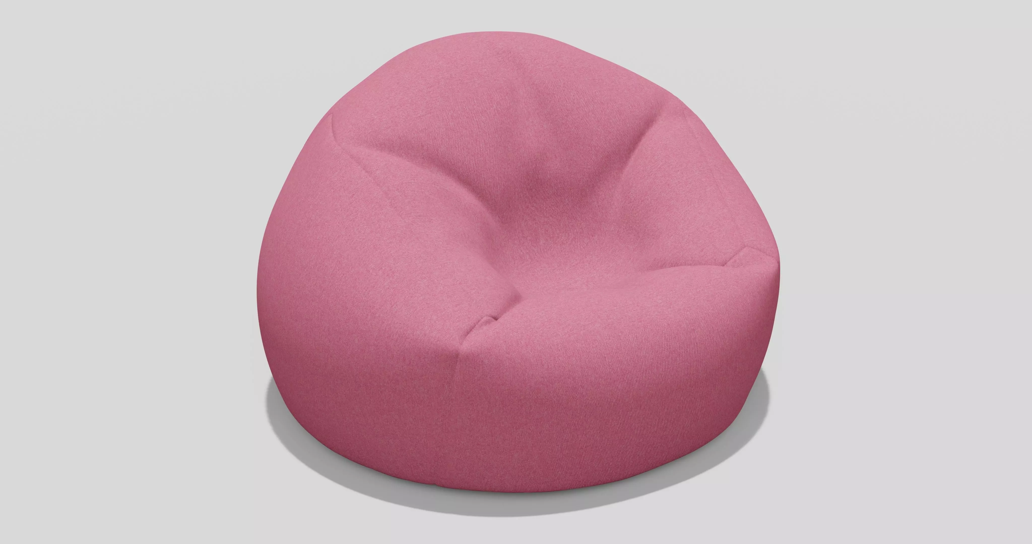 Beanbag bean bag chair 3D model_0