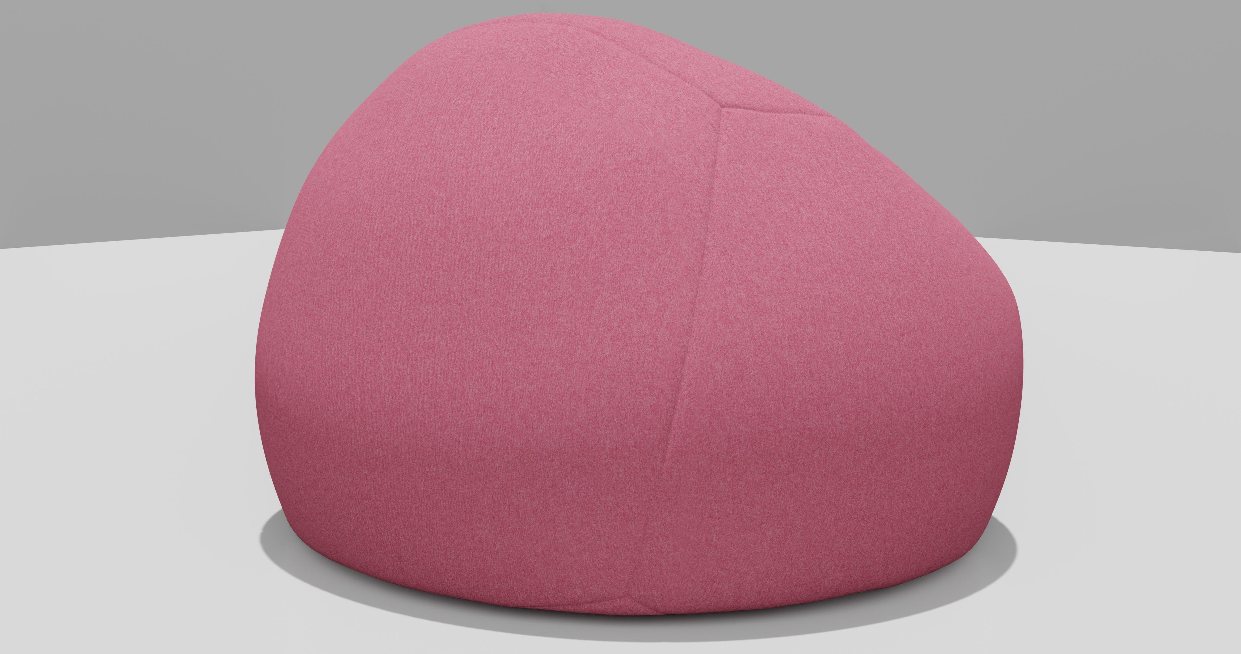 Beanbag bean bag chair 3D model_5