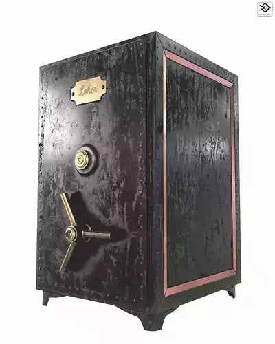 Locker safe box with handle