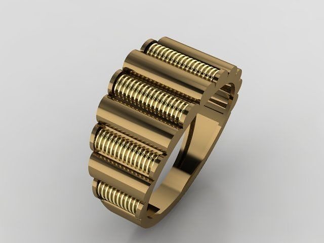 Woman Rings 3D print model