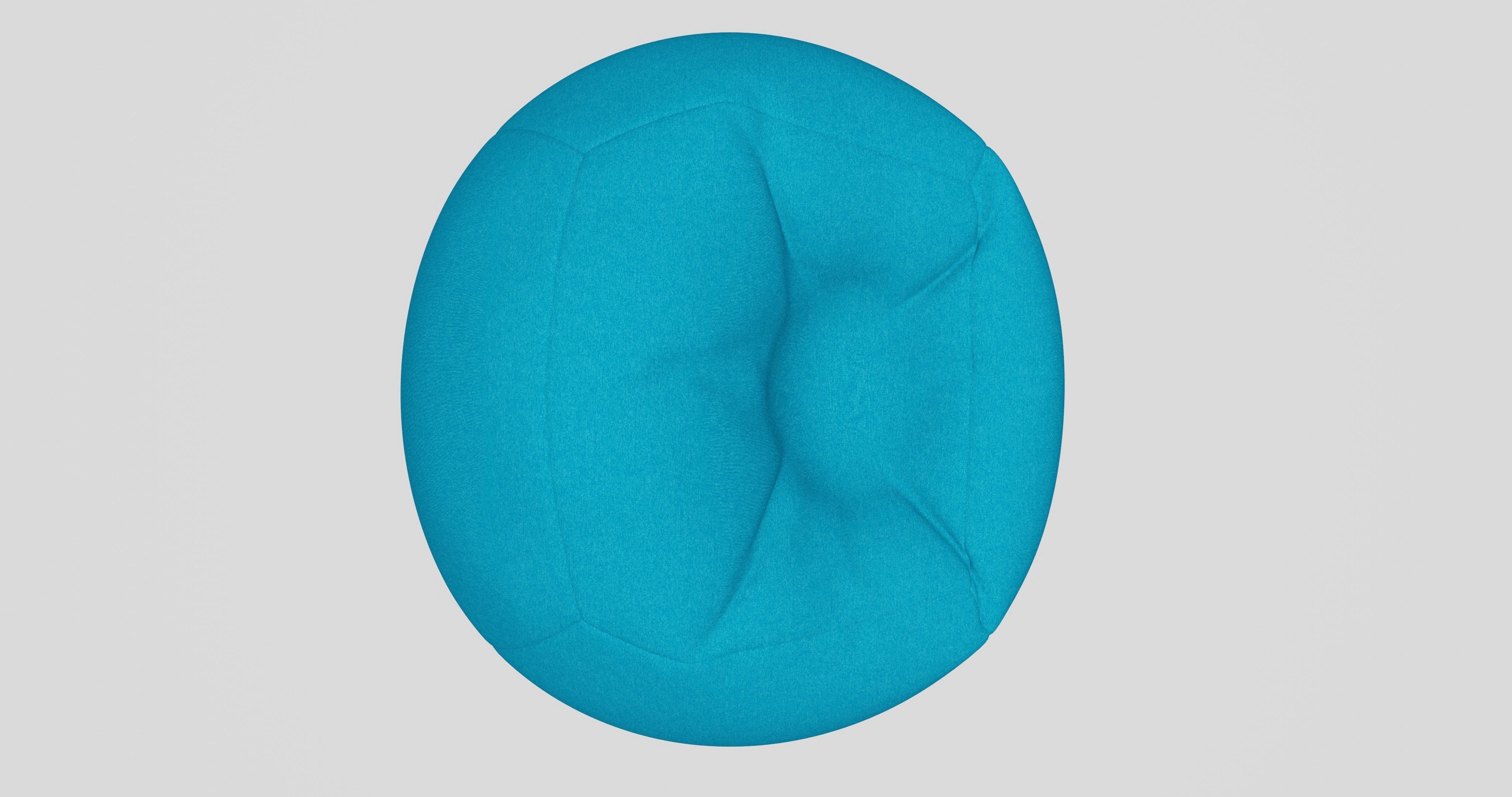 Beanbag bean bag chair 3D model_7