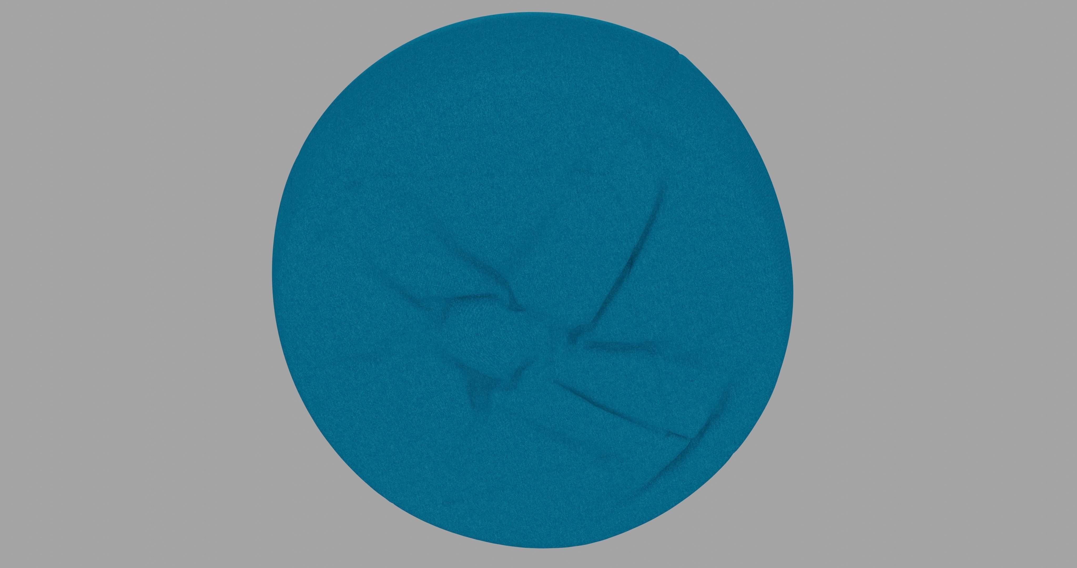 Beanbag bean bag chair 3D model_9