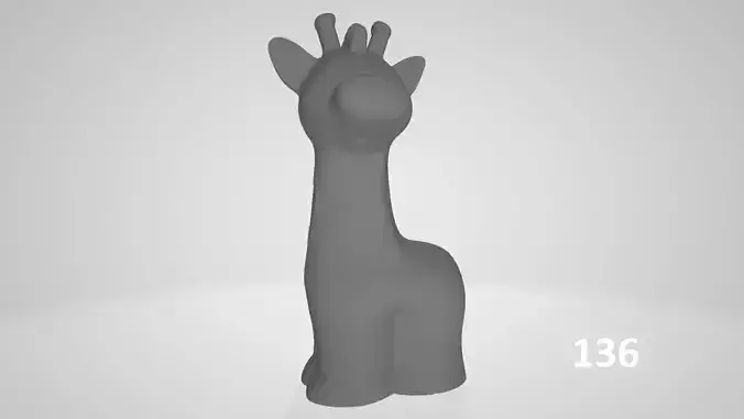 G-136P giraffe figurine