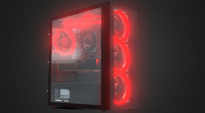 Gaming PC 3D model
