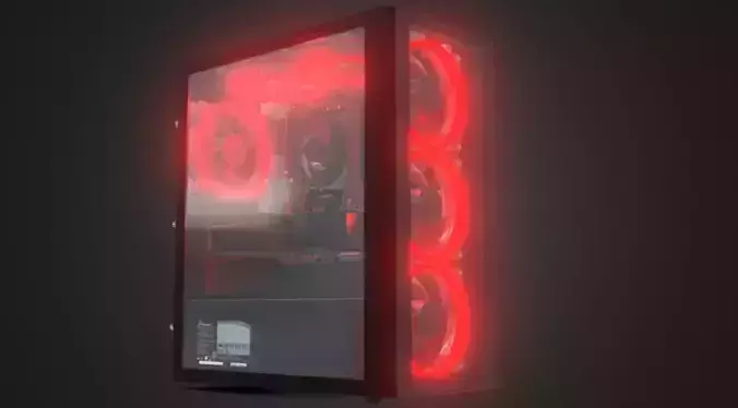 Gaming PC 3D model
