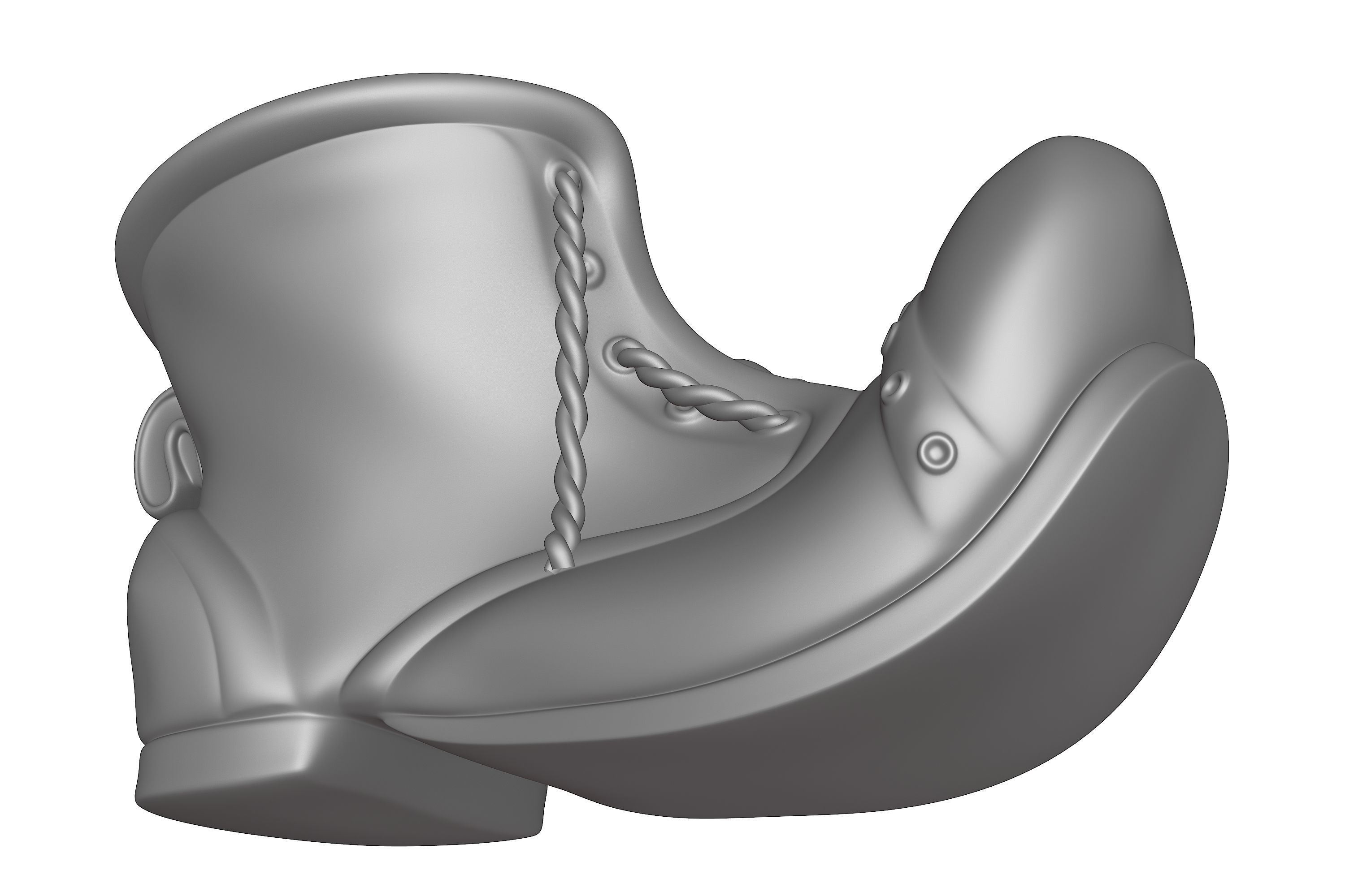 Ashtray - Shoe 3D print model_4