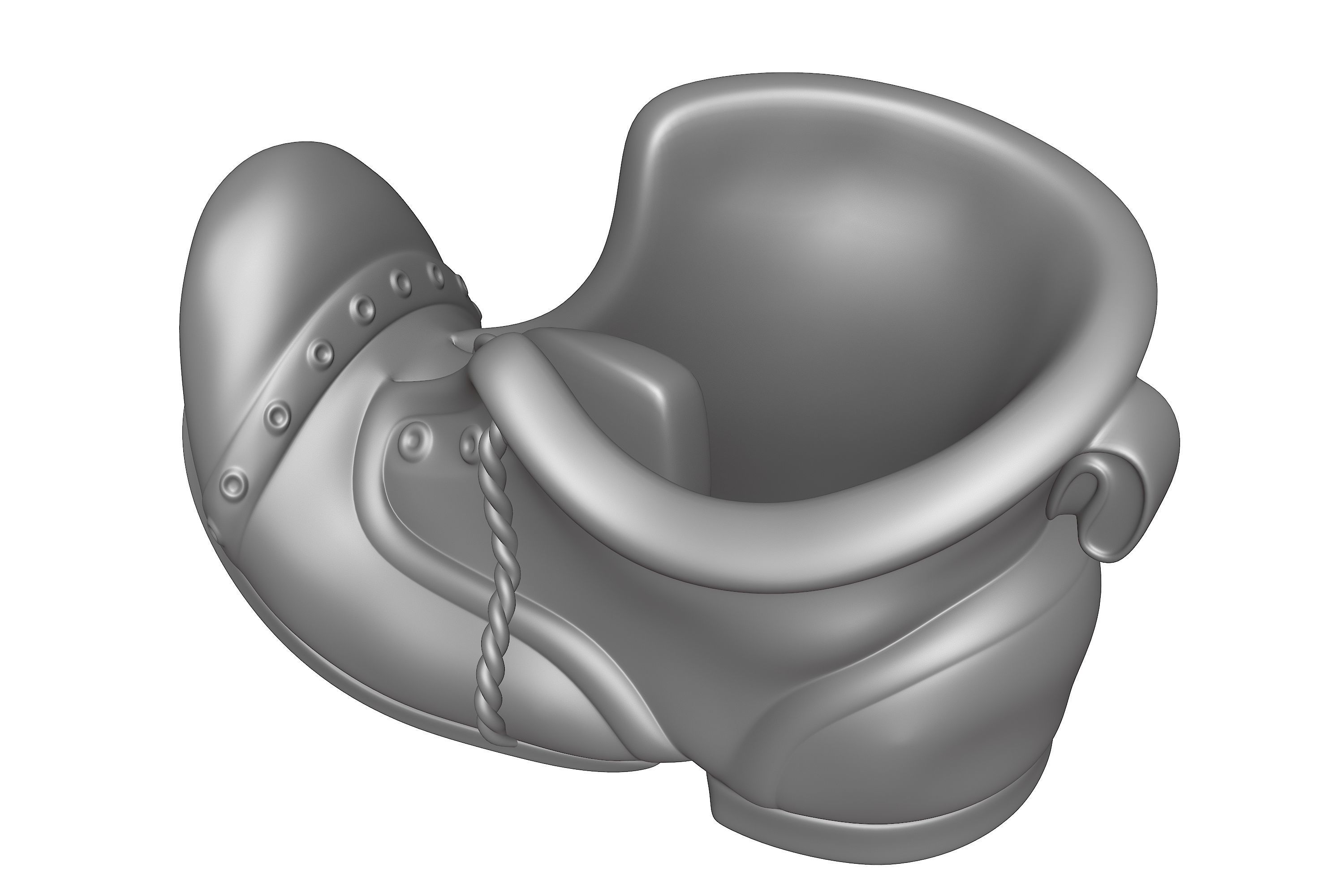 Ashtray - Shoe 3D print model_21
