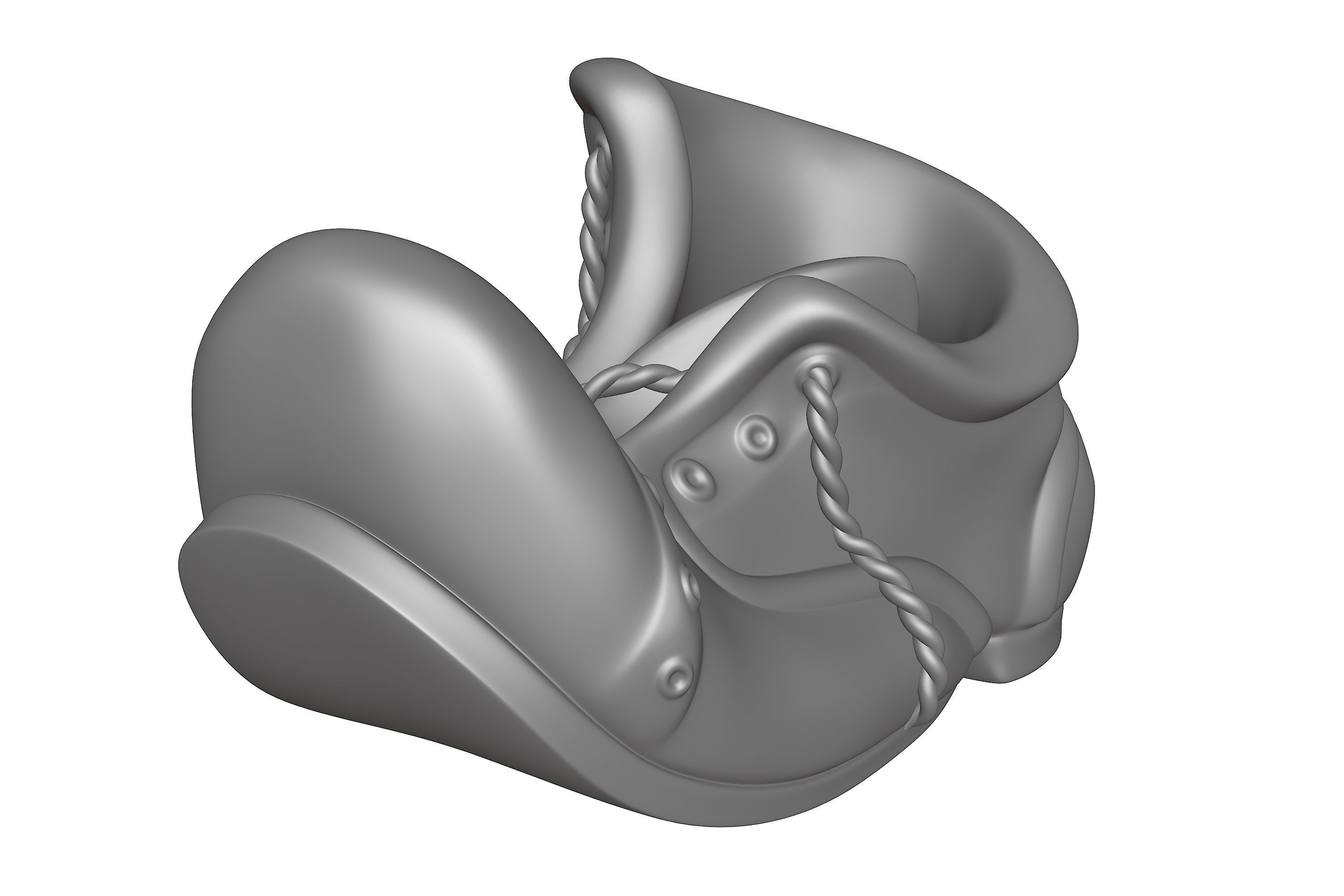 Ashtray - Shoe 3D print model_8