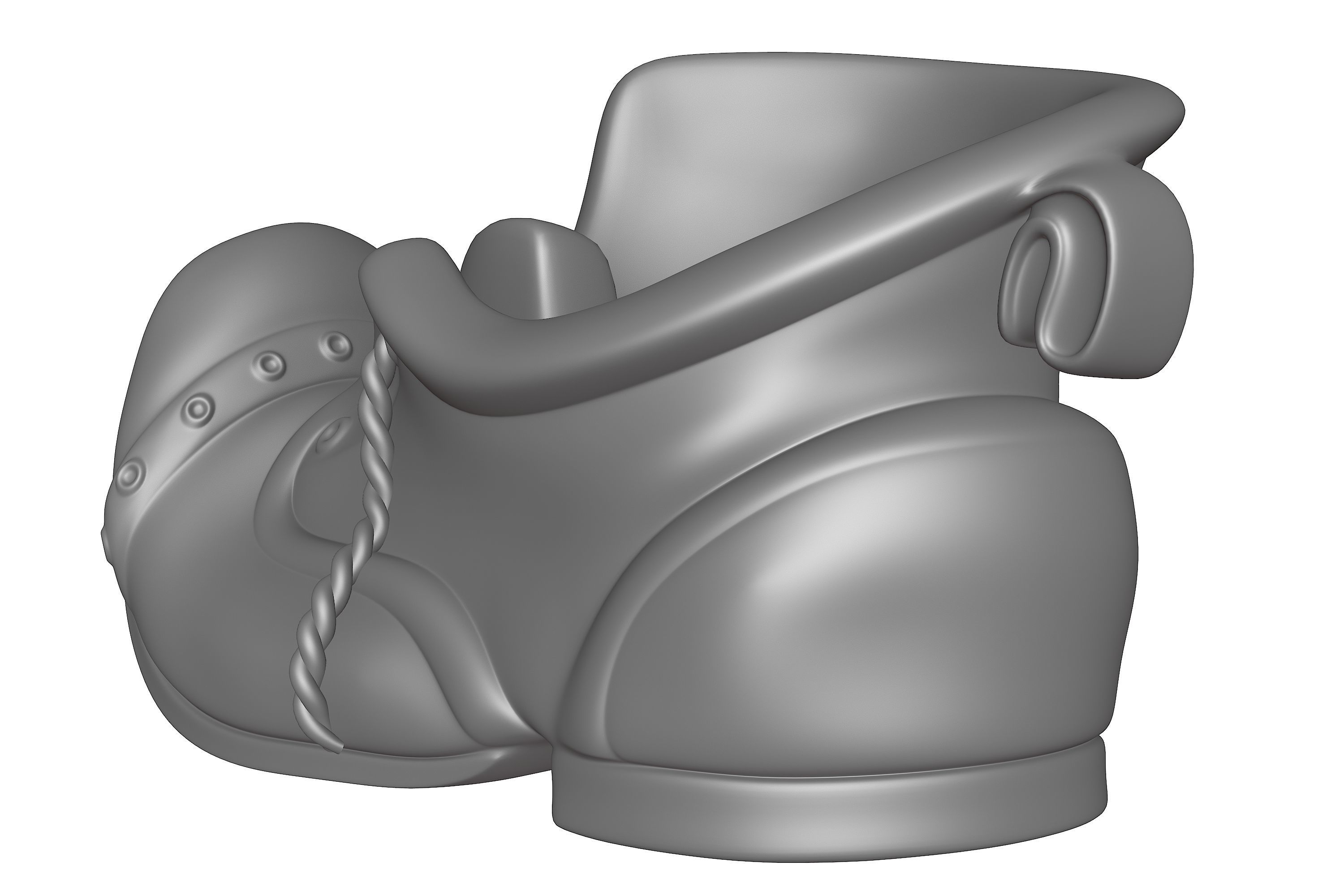 Ashtray - Shoe 3D print model_17