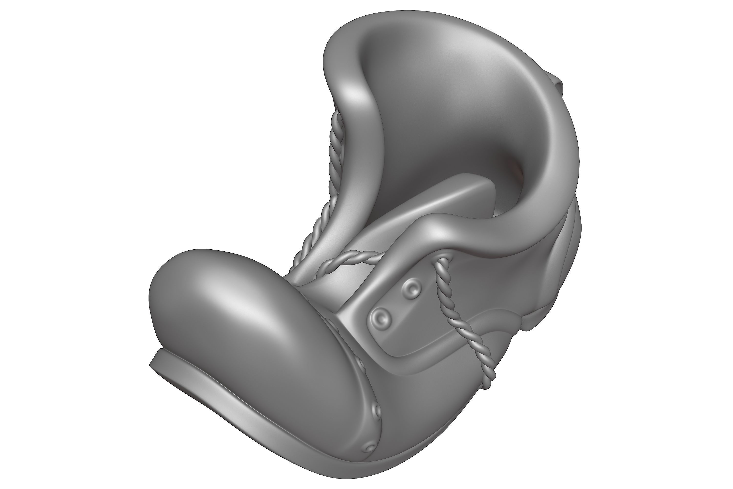 Ashtray - Shoe 3D print model_20