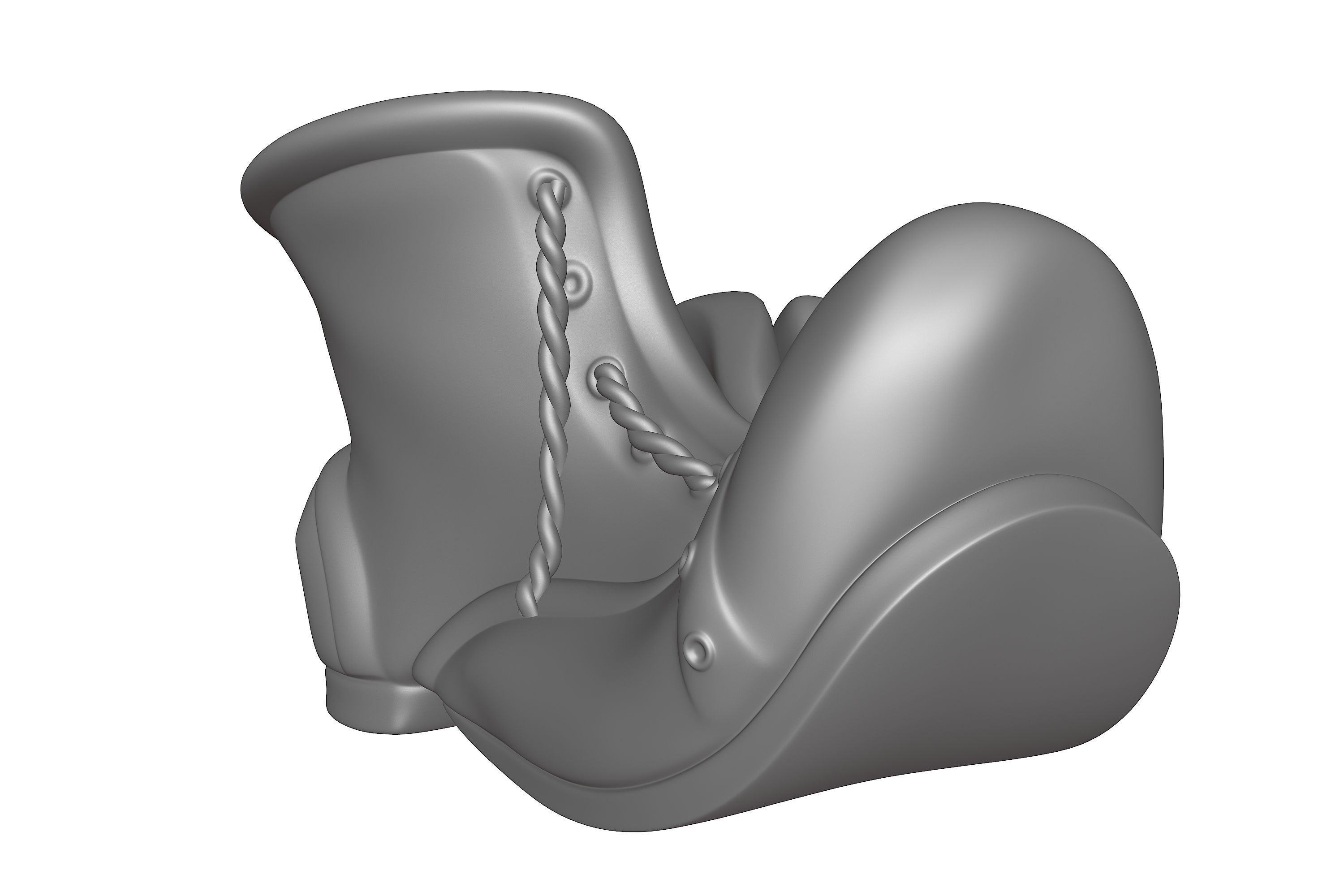 Ashtray - Shoe 3D print model_2