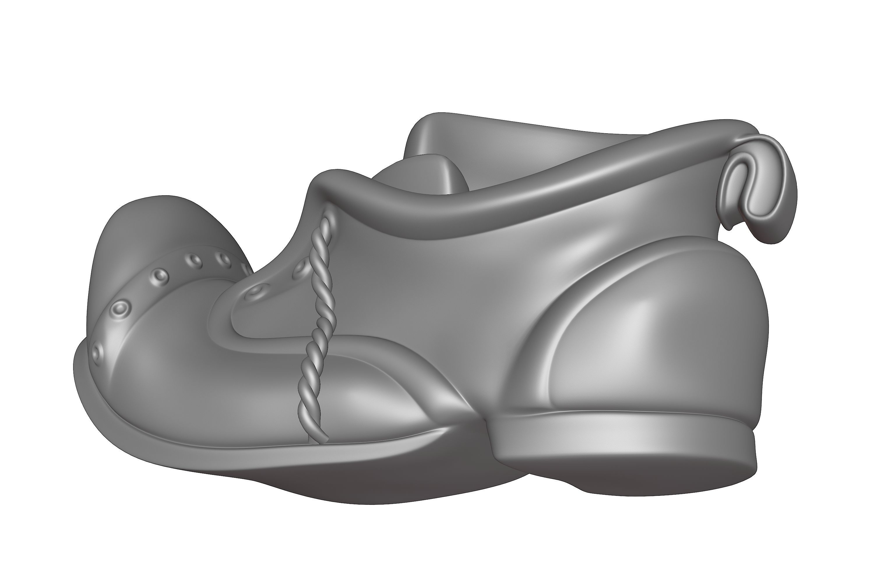 Ashtray - Shoe 3D print model_5