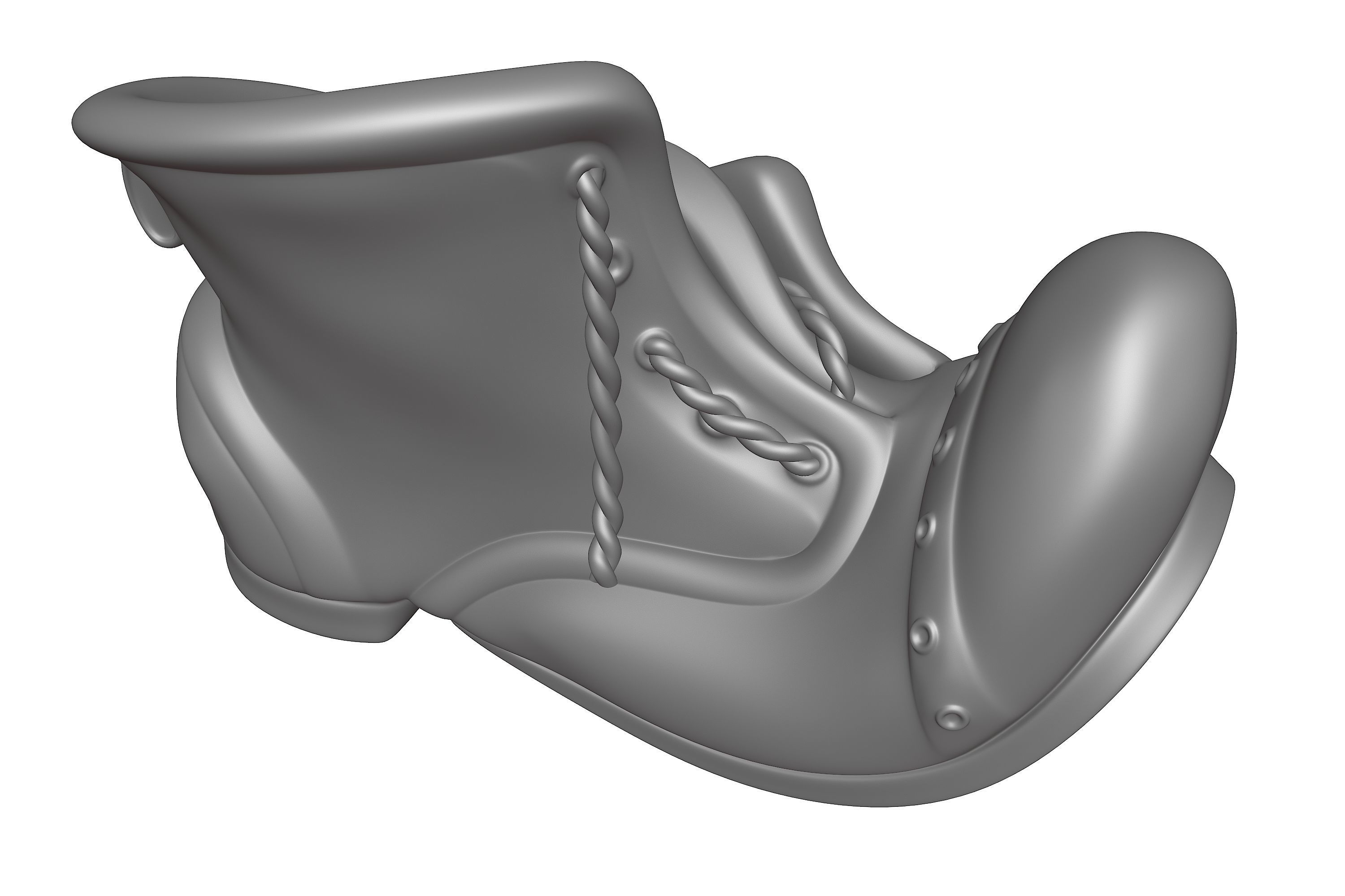 Ashtray - Shoe 3D print model_3