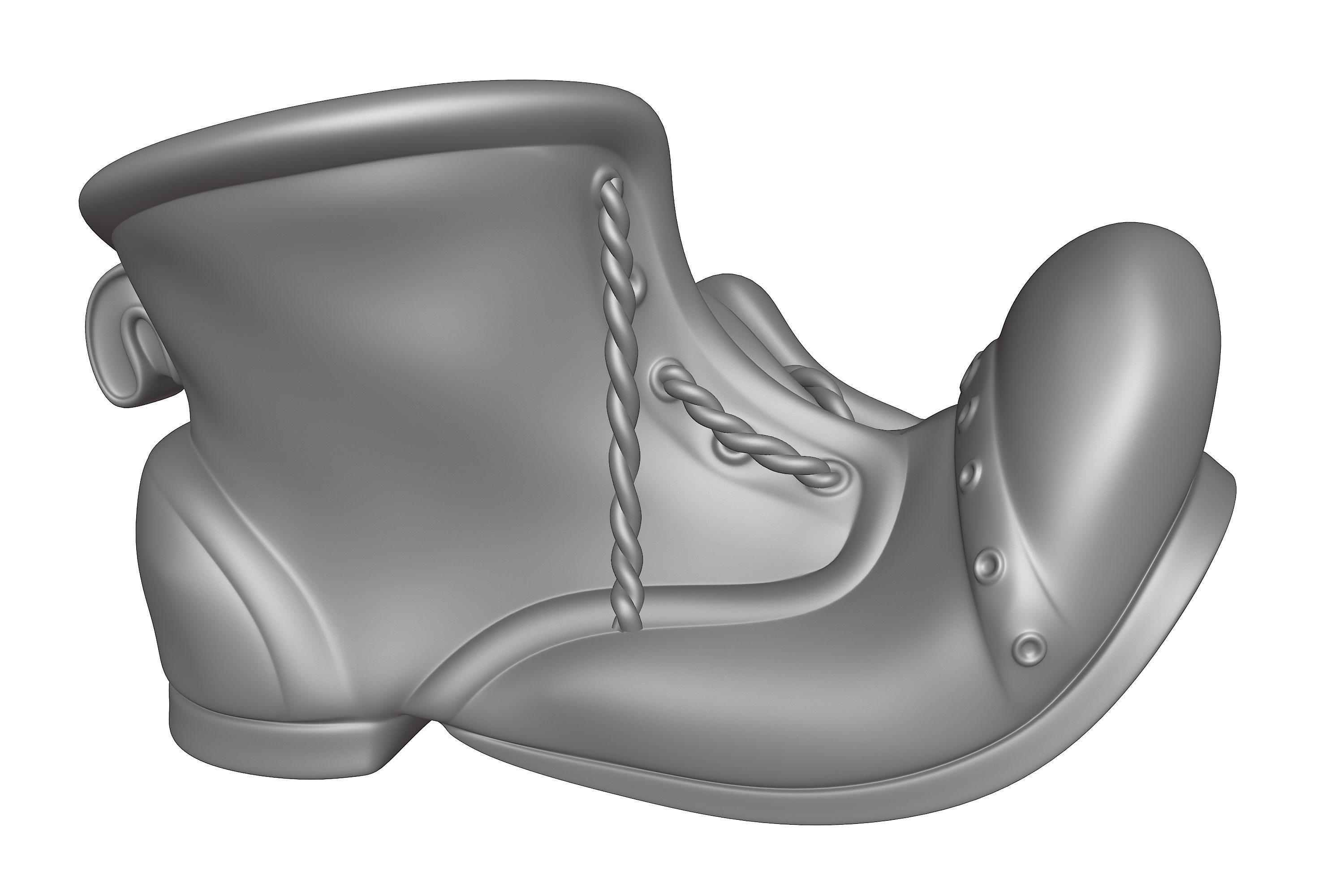 Ashtray - Shoe 3D print model_7