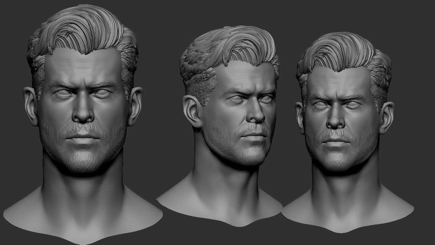 Thor Head 3D print model_2