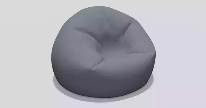 Beanbag bean bag chair 3D model