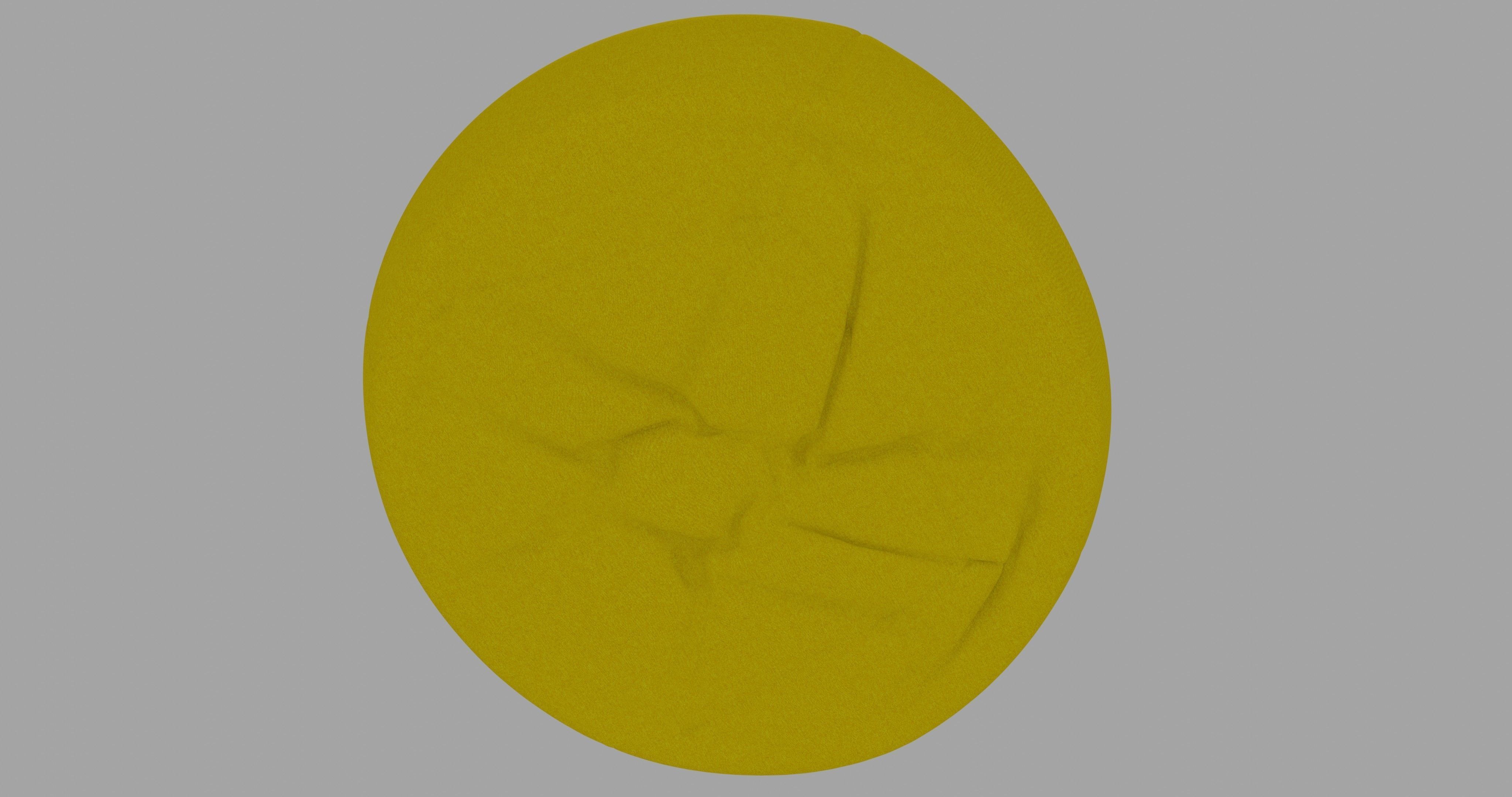 Beanbag bean bag chair 3D model_9