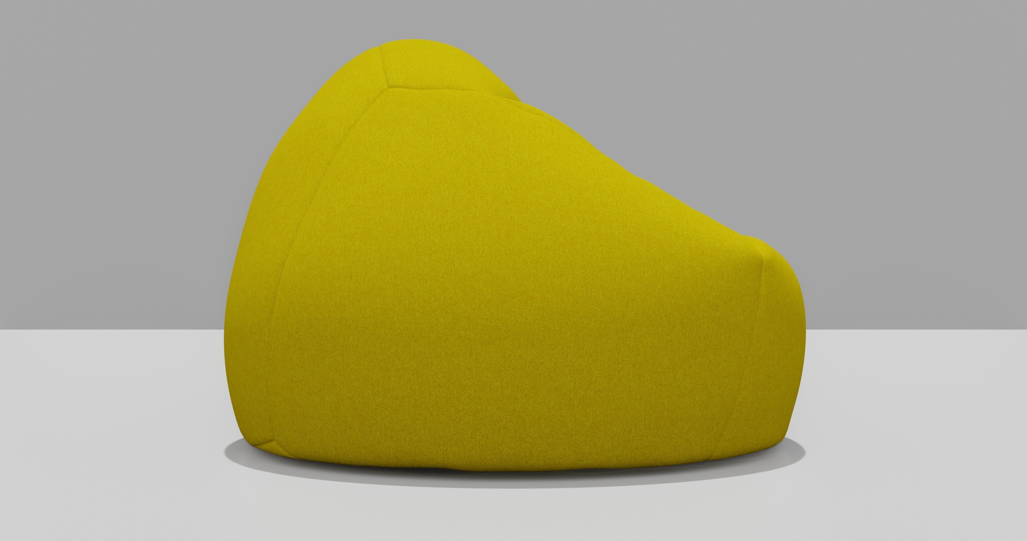 Beanbag bean bag chair 3D model_5