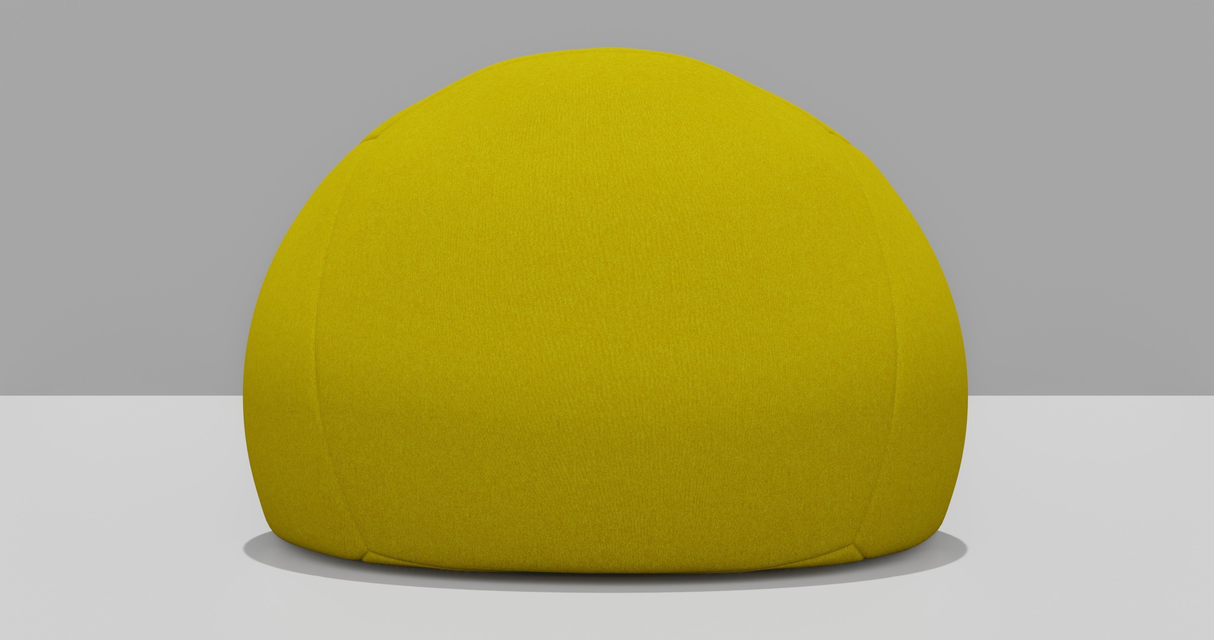 Beanbag bean bag chair 3D model_7