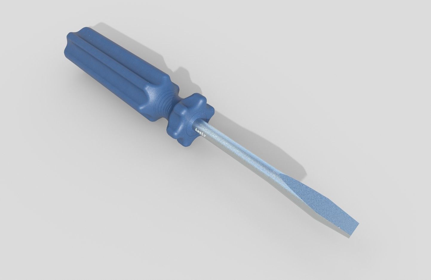 Screwdriver Model2 Free low-poly 3D model_2