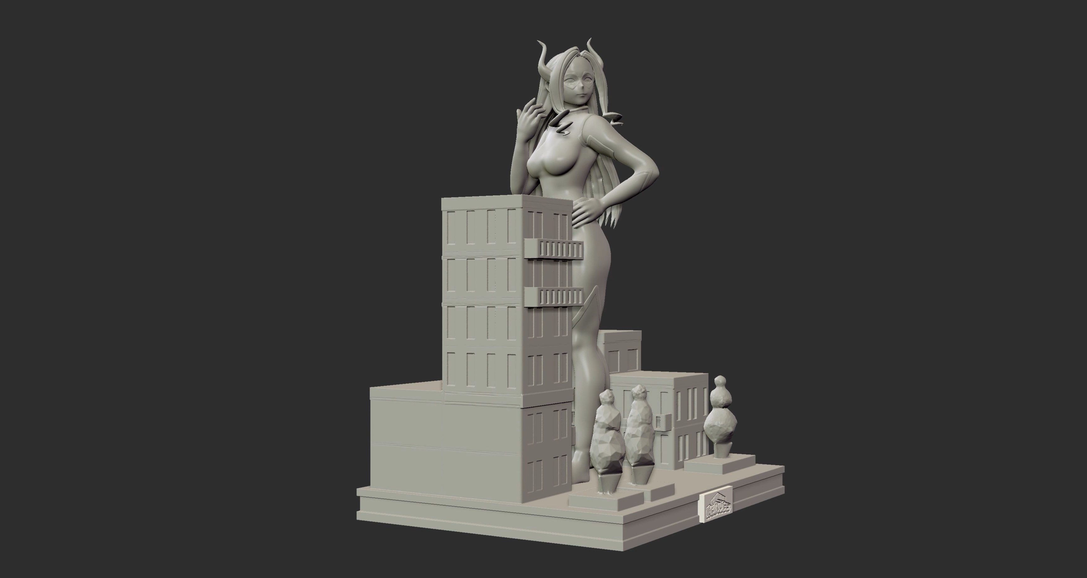 Mt Lady Yu Takeyama - Boku no Hero Academia 3d Print figure 3D print model_14