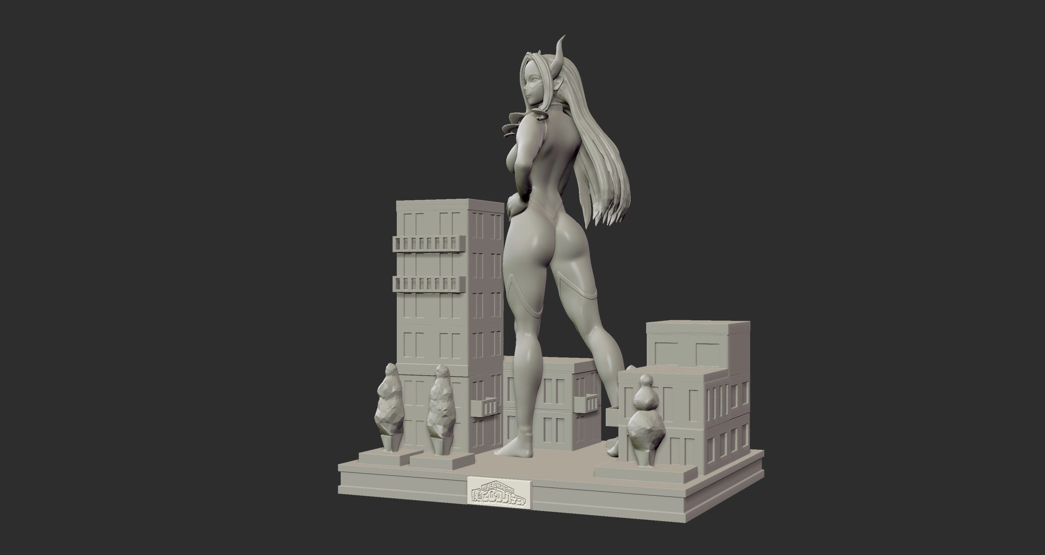 Mt Lady Yu Takeyama - Boku no Hero Academia 3d Print figure 3D print model_3