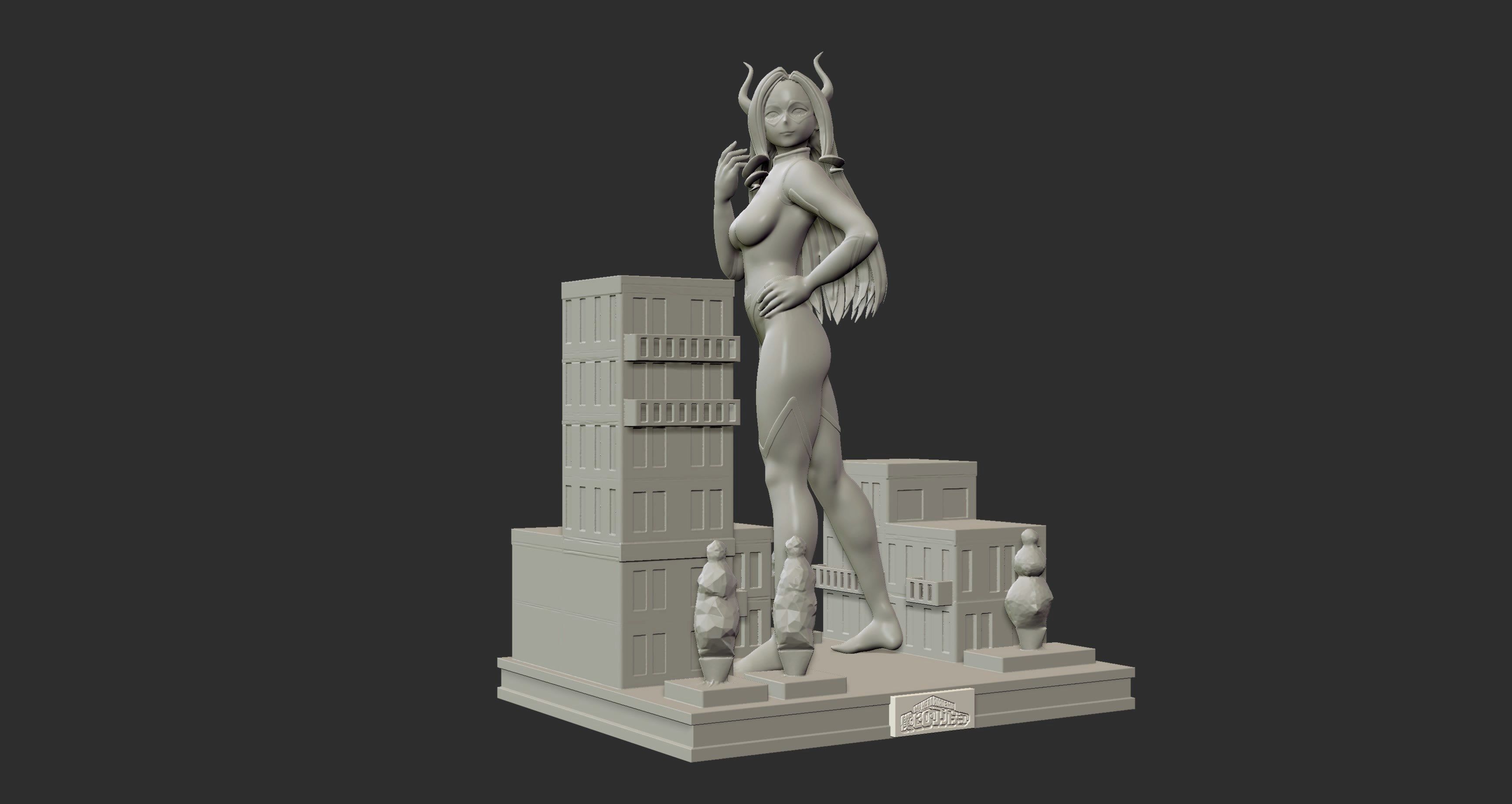 Mt Lady Yu Takeyama - Boku no Hero Academia 3d Print figure 3D print model_15