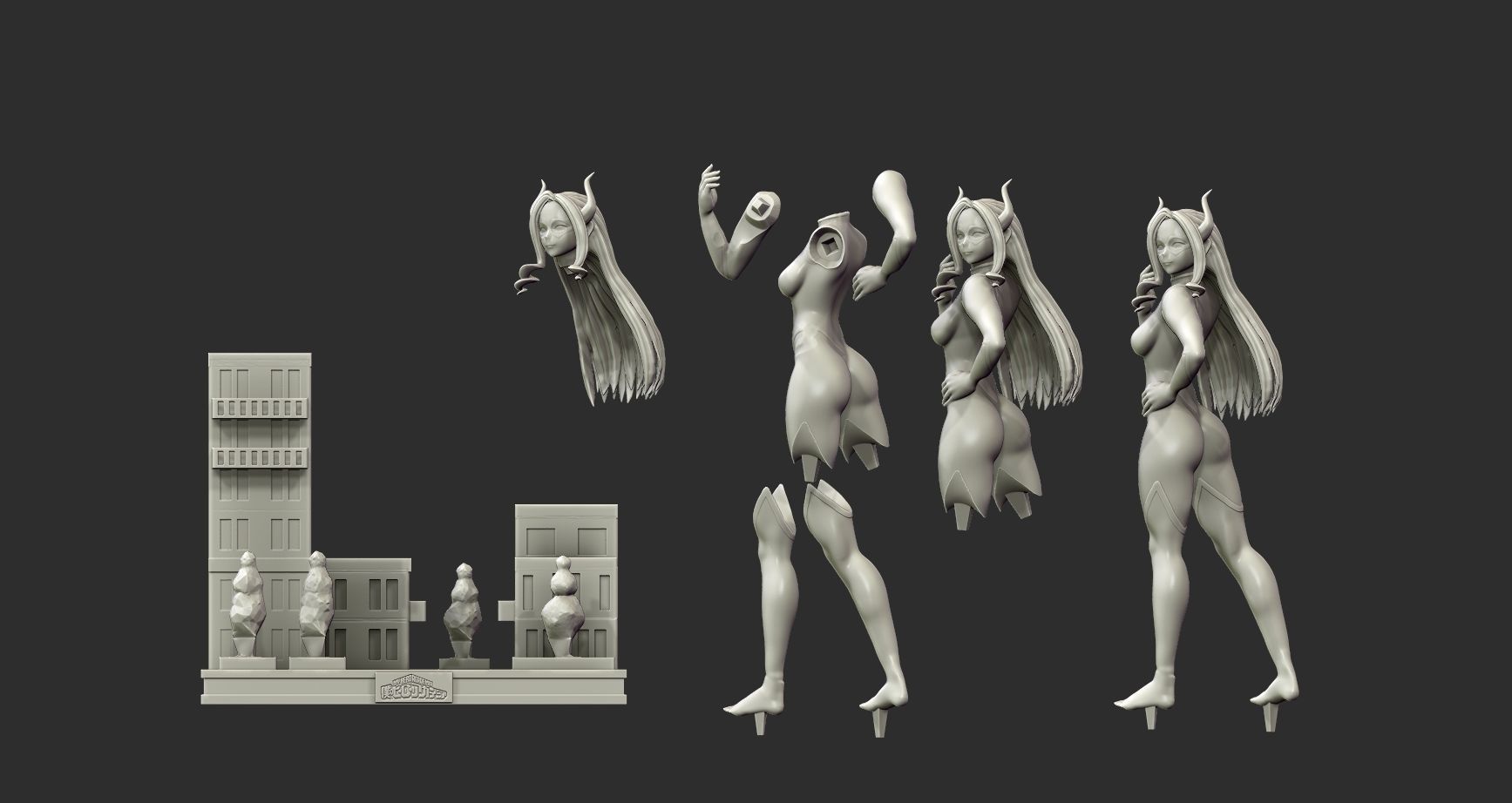 Mt Lady Yu Takeyama - Boku no Hero Academia 3d Print figure 3D print model_2