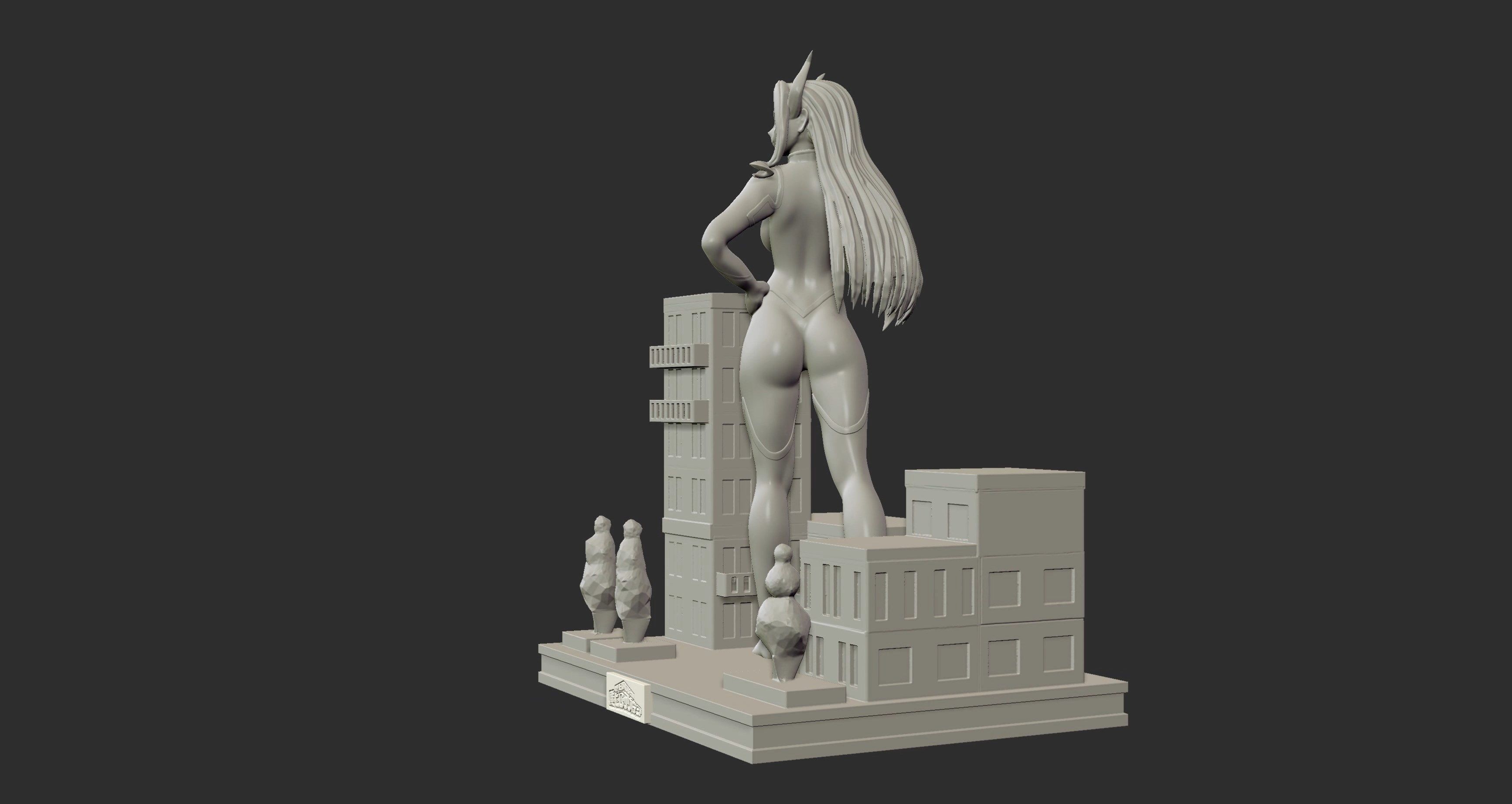 Mt Lady Yu Takeyama - Boku no Hero Academia 3d Print figure 3D print model_5