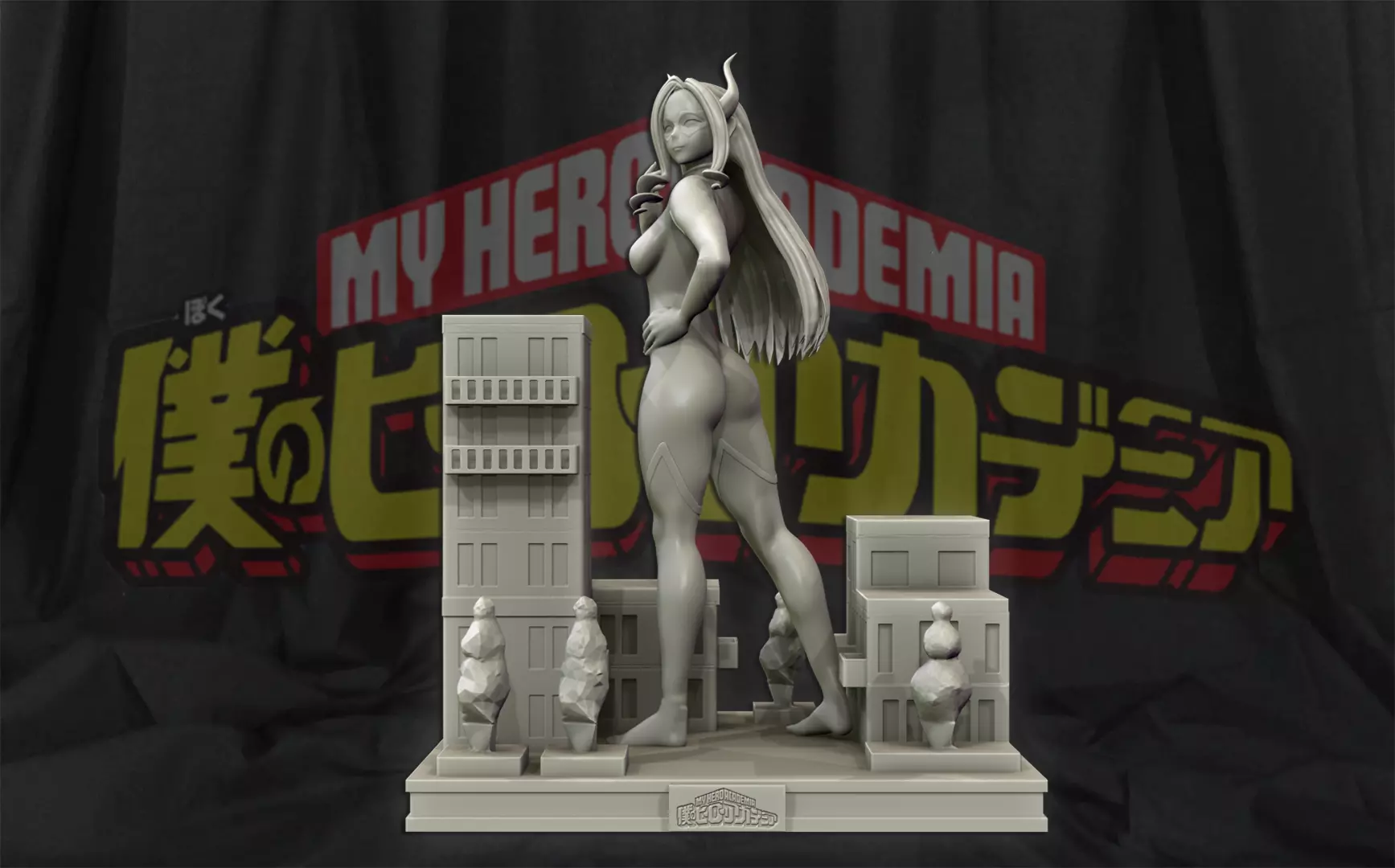 Mt Lady Yu Takeyama - Boku no Hero Academia 3d Print figure 3D print model_0