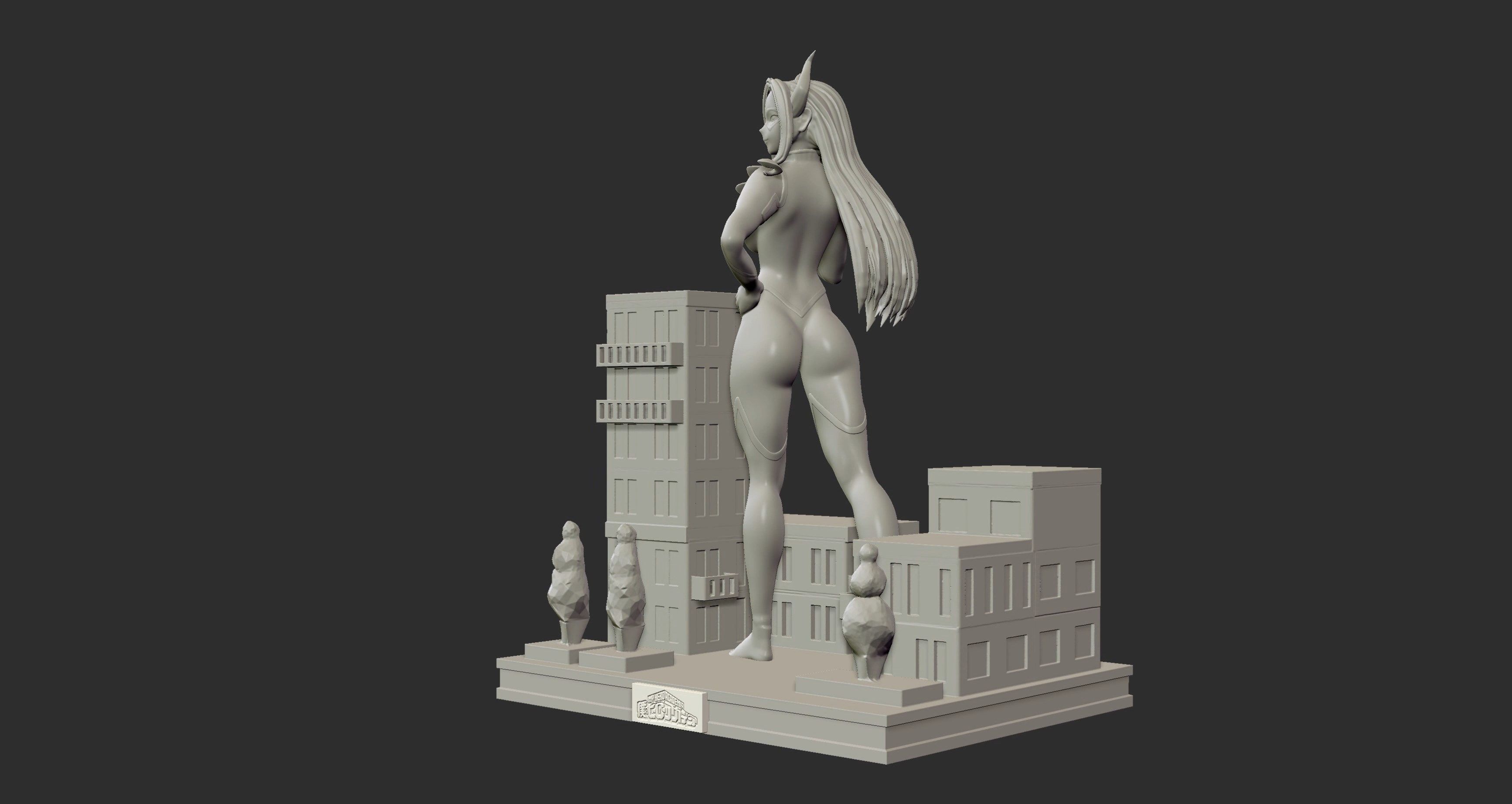 Mt Lady Yu Takeyama - Boku no Hero Academia 3d Print figure 3D print model_4