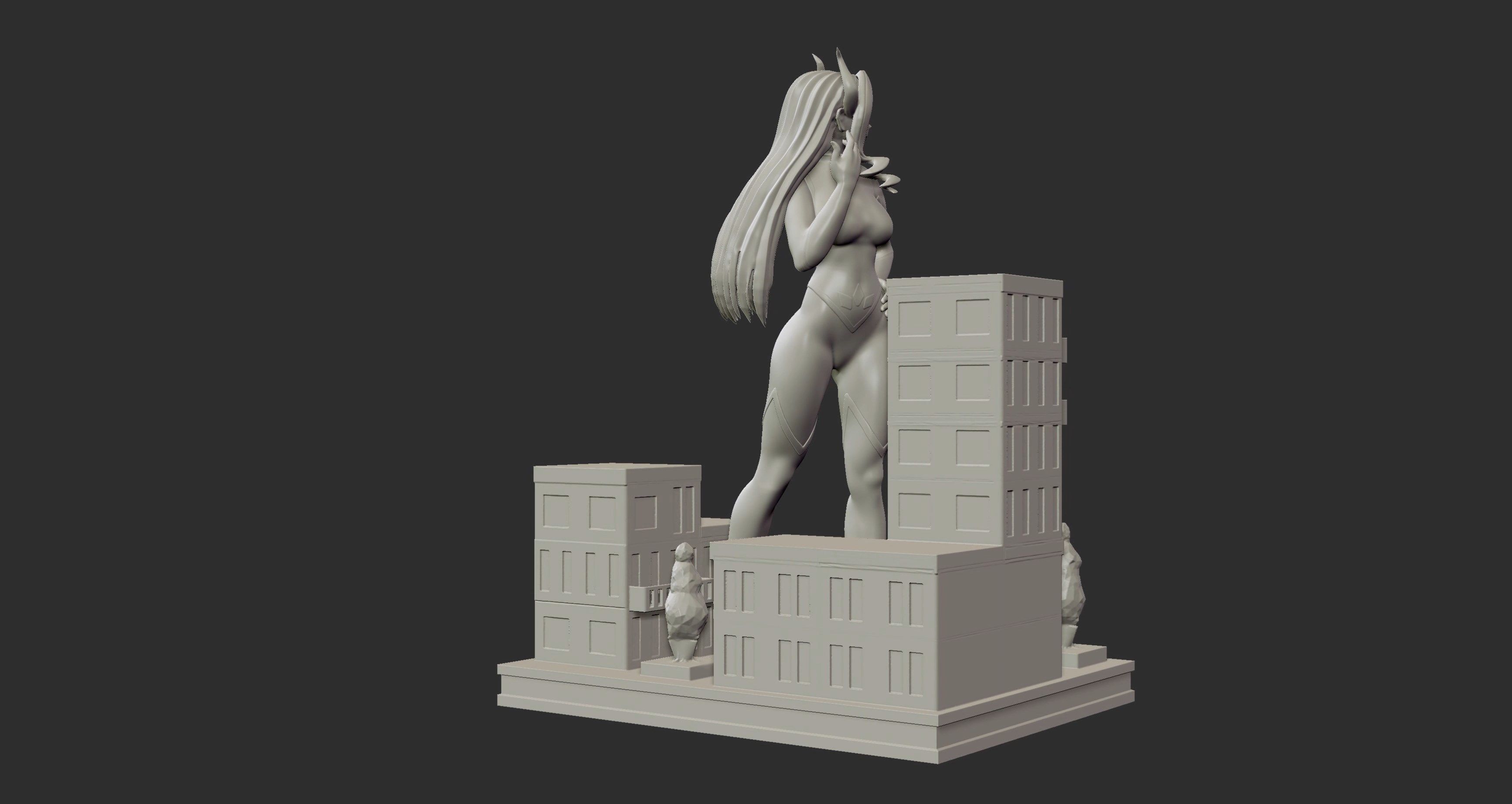 Mt Lady Yu Takeyama - Boku no Hero Academia 3d Print figure 3D print model_11