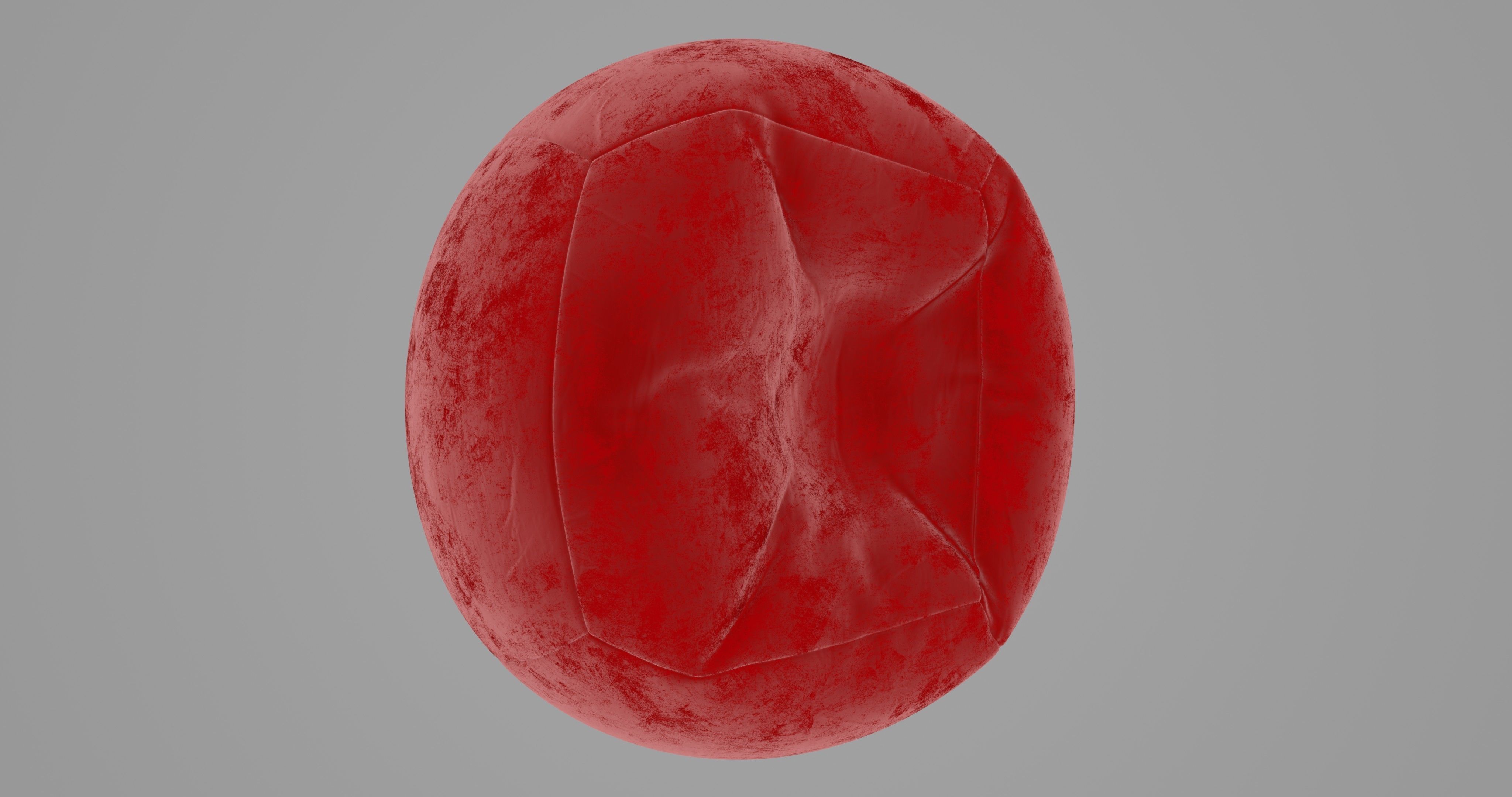 Beanbag bean bag chair 3D model_8