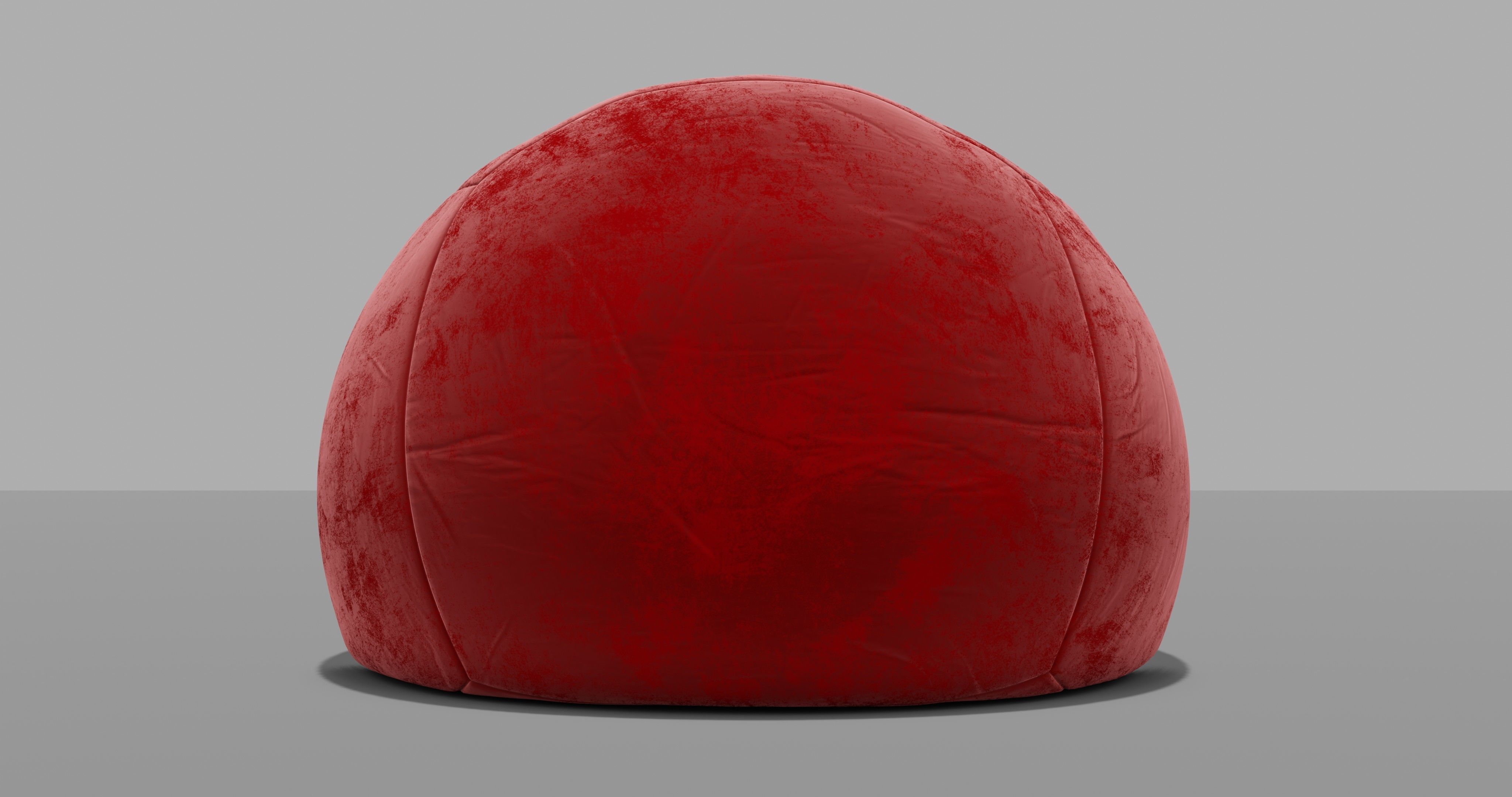 Beanbag bean bag chair 3D model_14