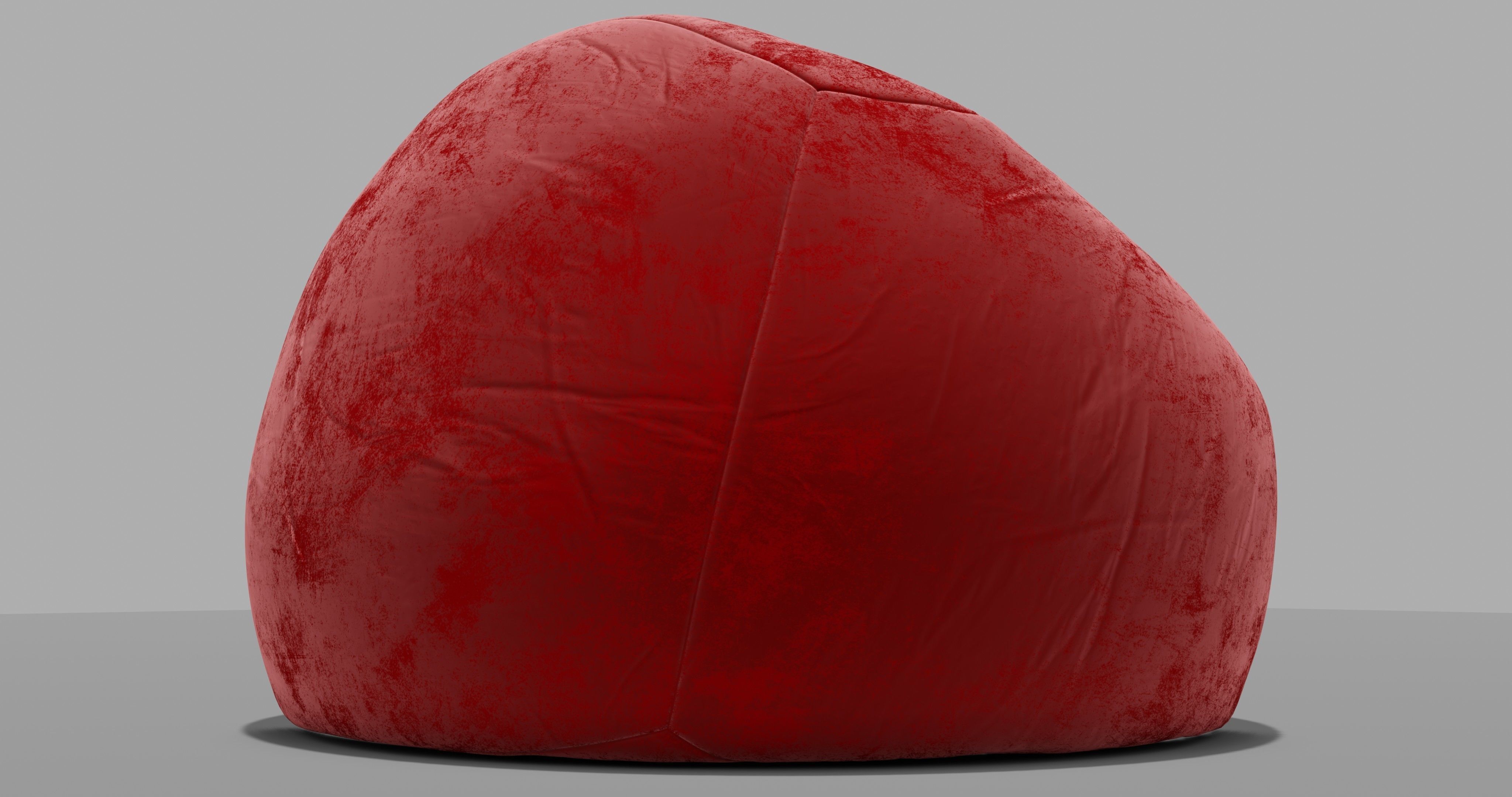 Beanbag bean bag chair 3D model_13