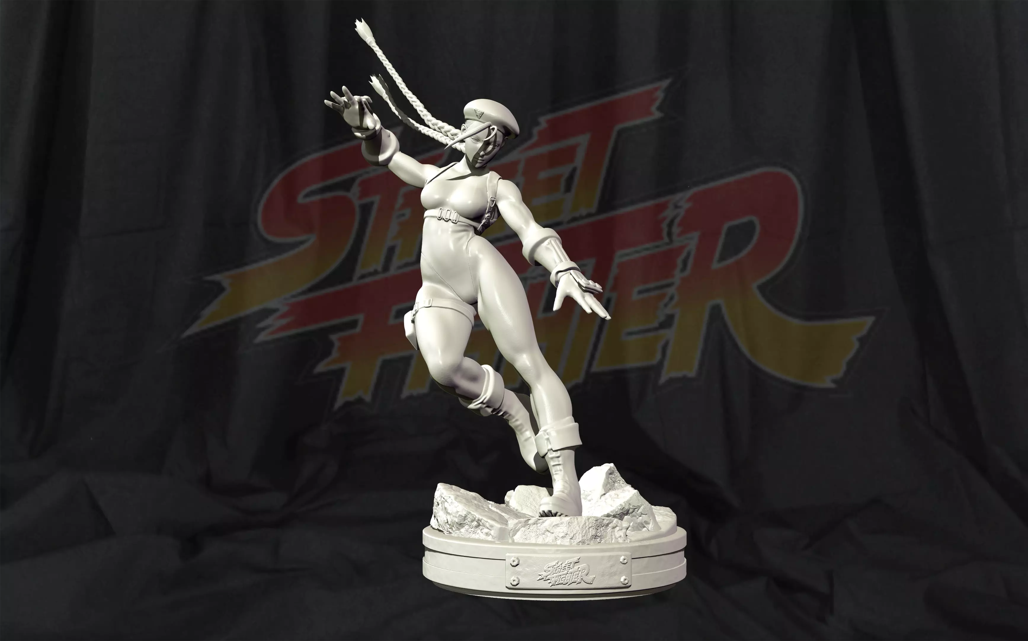 Cammy Street Fighter V 3d print figure 3D print model