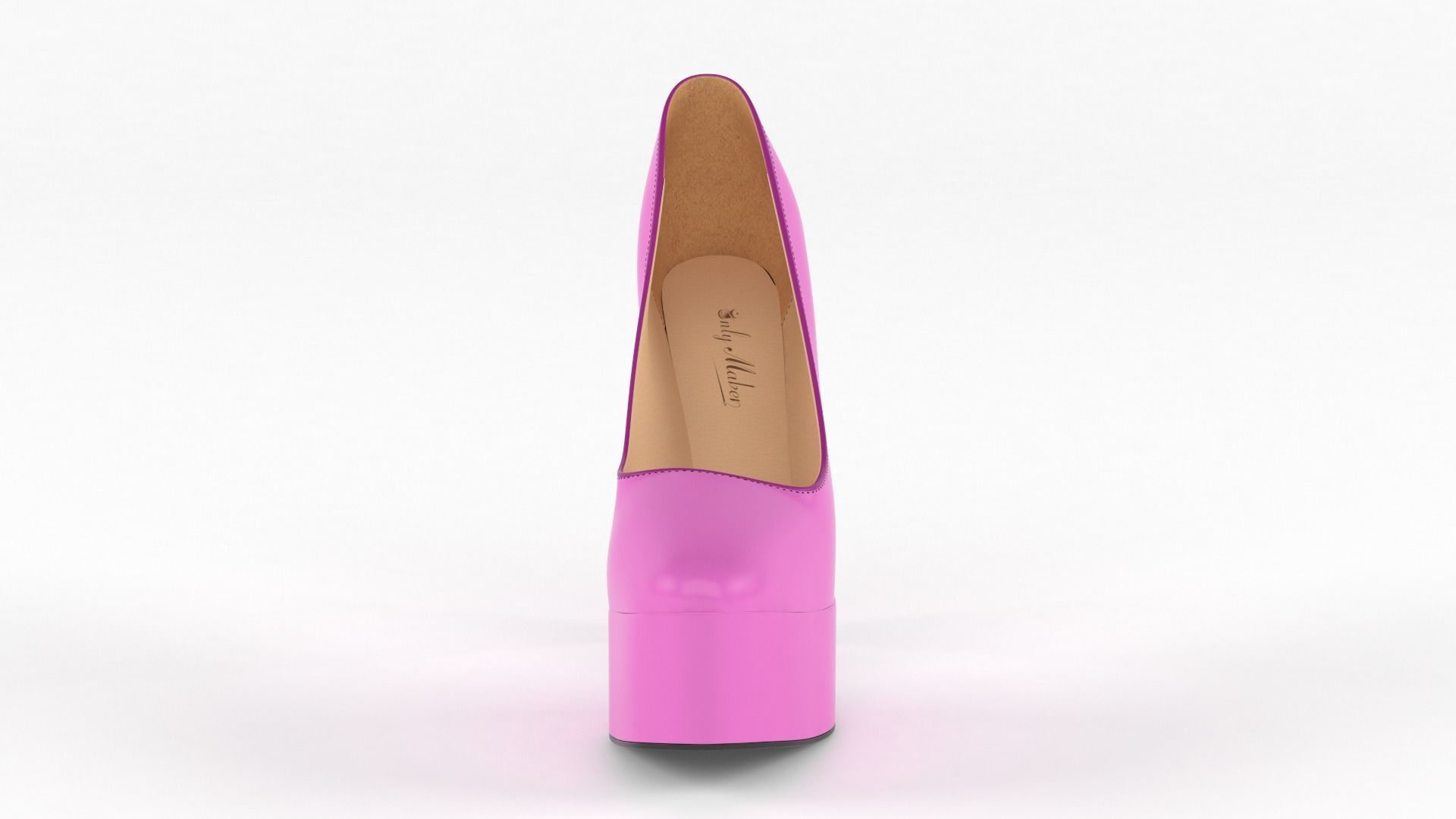 High Heels Women Shoes 3D model_5