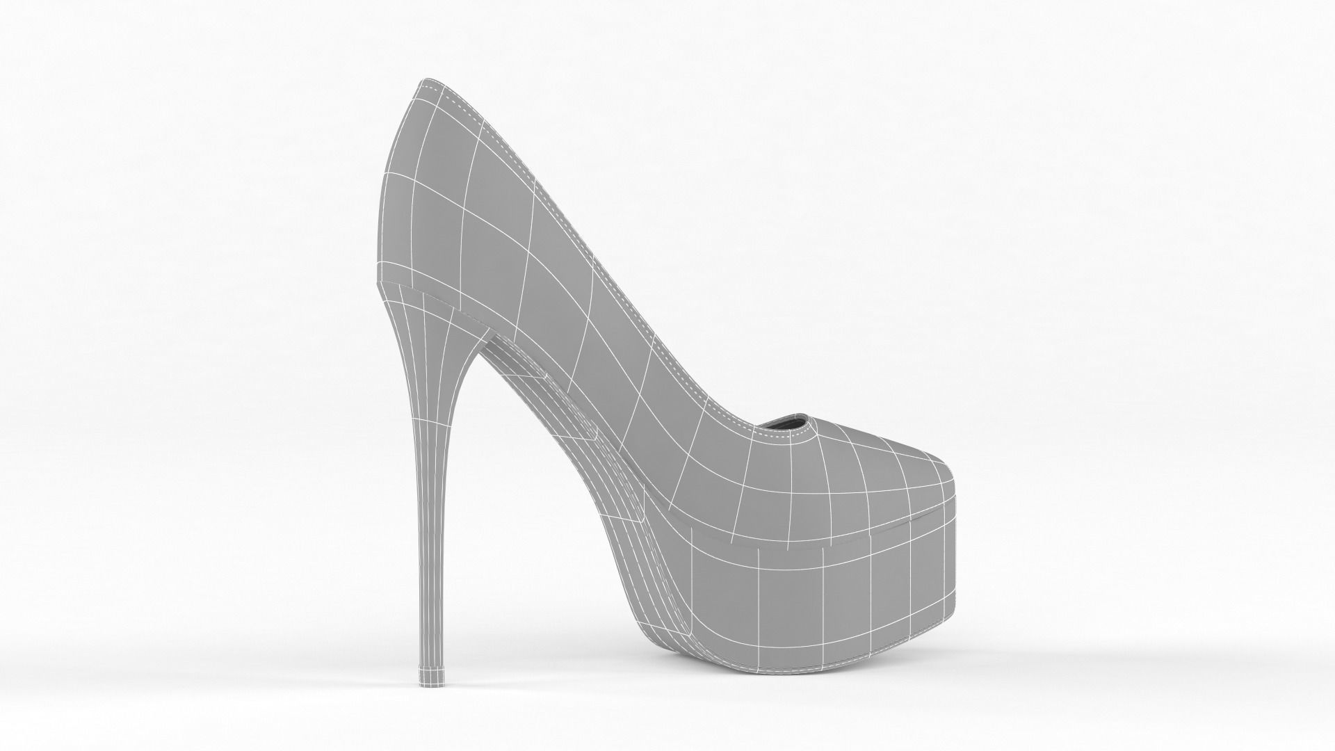 High Heels Women Shoes 3D model_10
