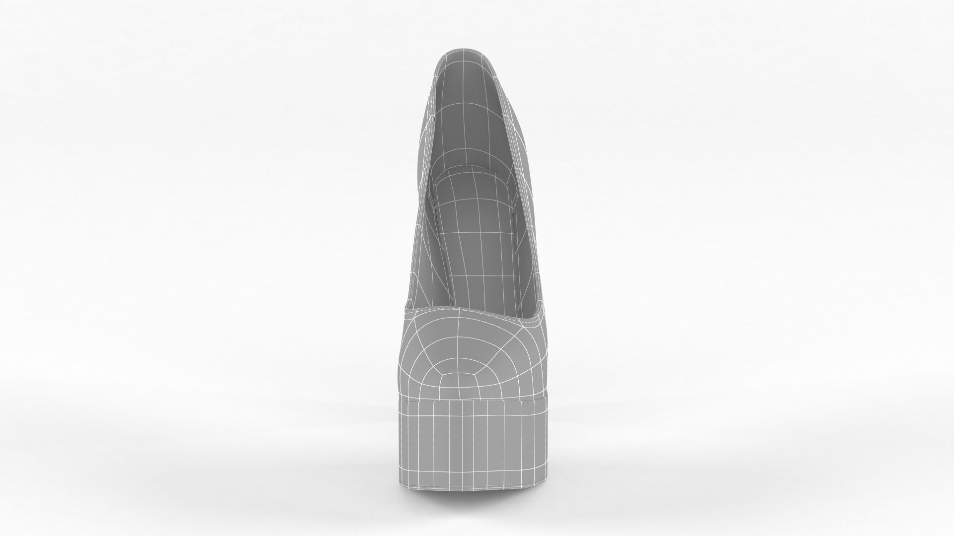 High Heels Women Shoes 3D model_7